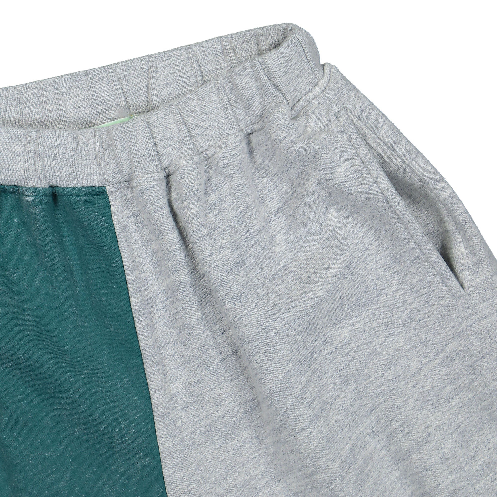 Aries Colourblock Sweatpant Teal / Grey Sweatpants SSAR30800 Detail View 1 | Overkill
