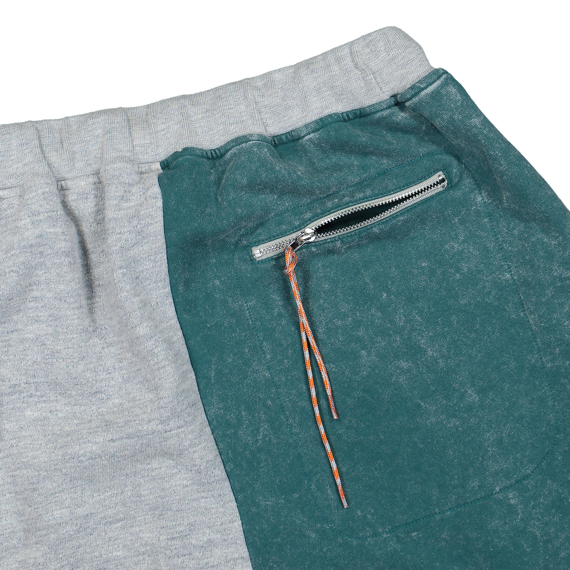 Aries Colourblock Sweatpant Teal / Grey Sweatpants SSAR30800 Detail View 2 | Overkill