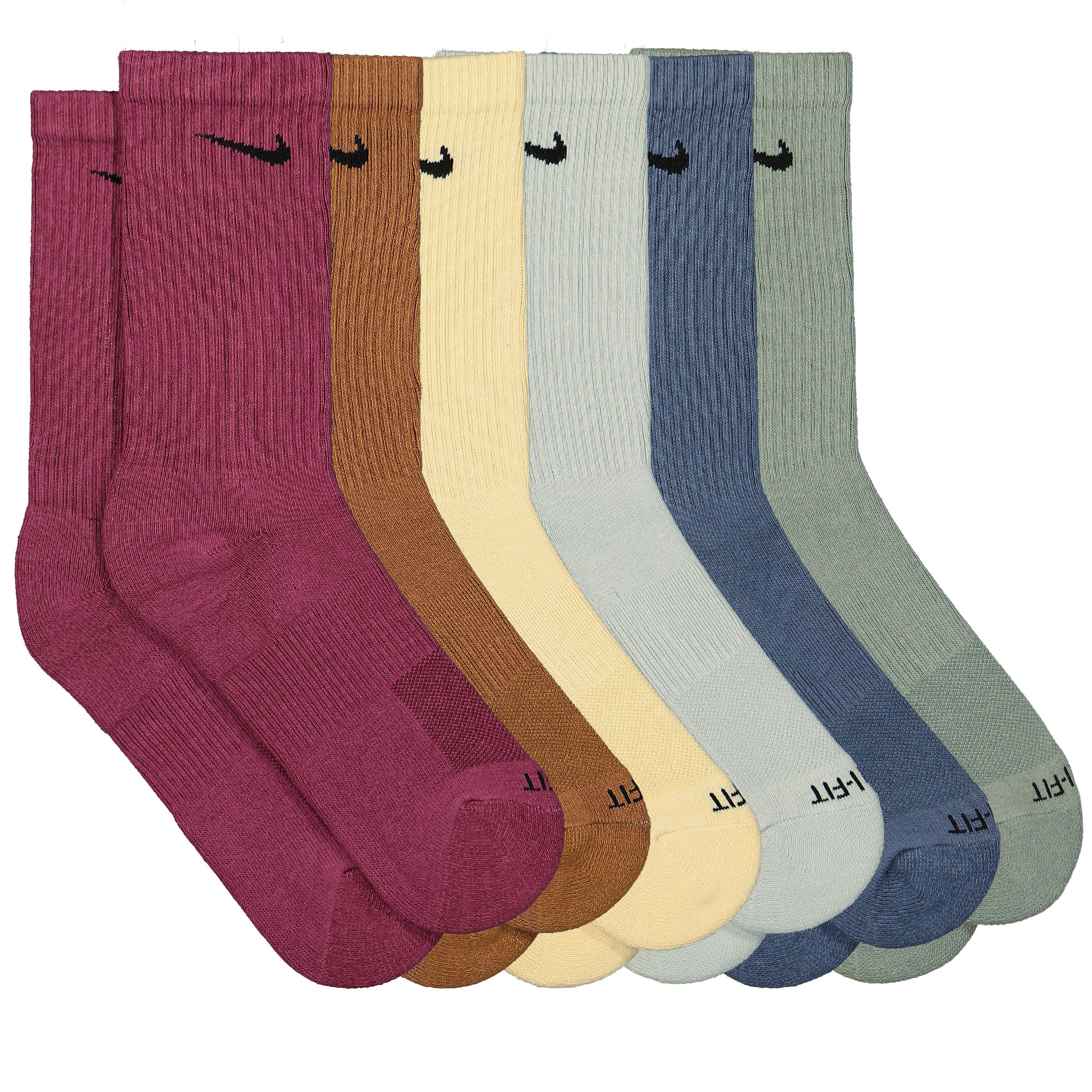 Nike Everyday Plus Cushioned Crew Socks 6 Pair Multicolor Socks Material | Overkill