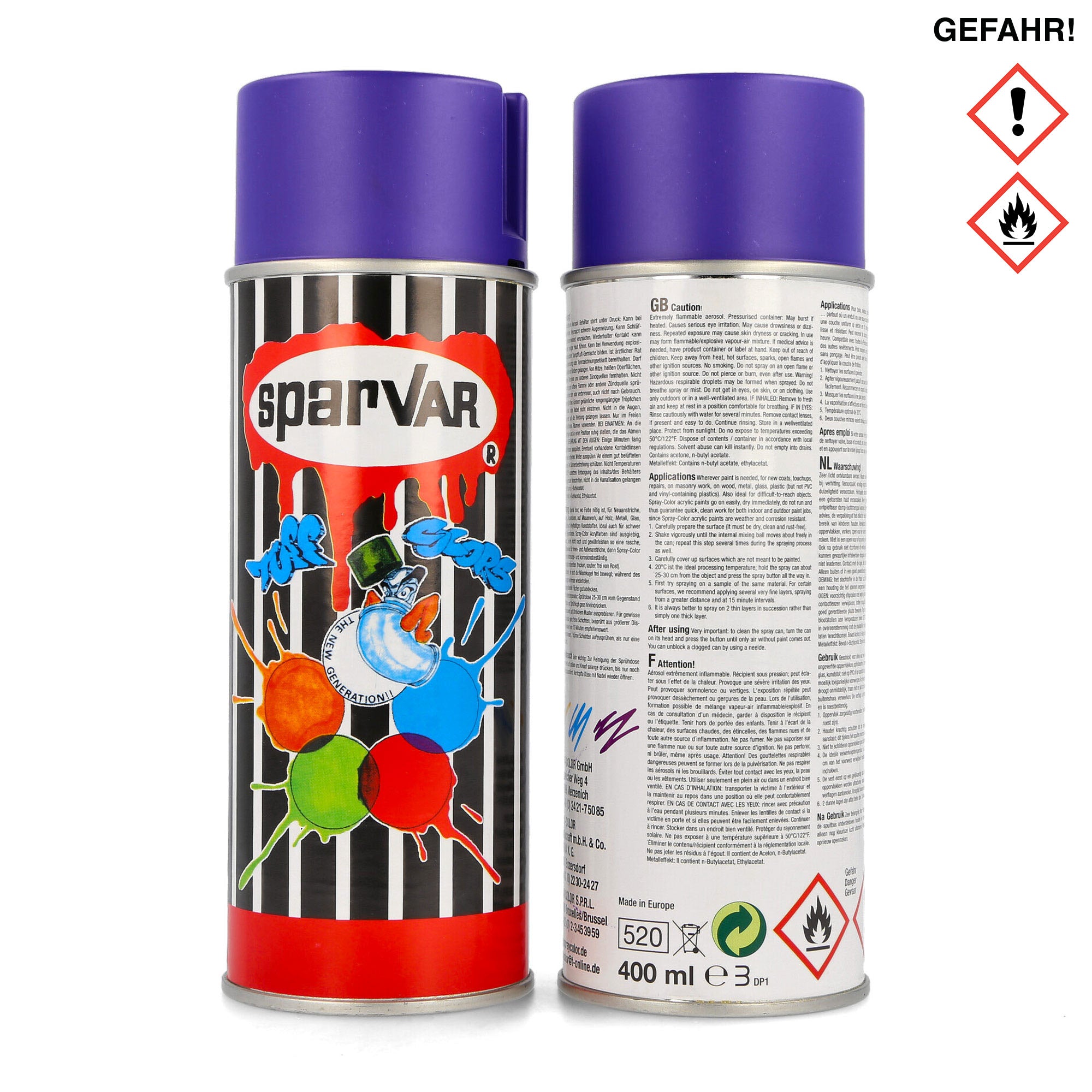 Sparvar Tuff Colors 400 ml Cans SPVR-TC2021 | Overkill