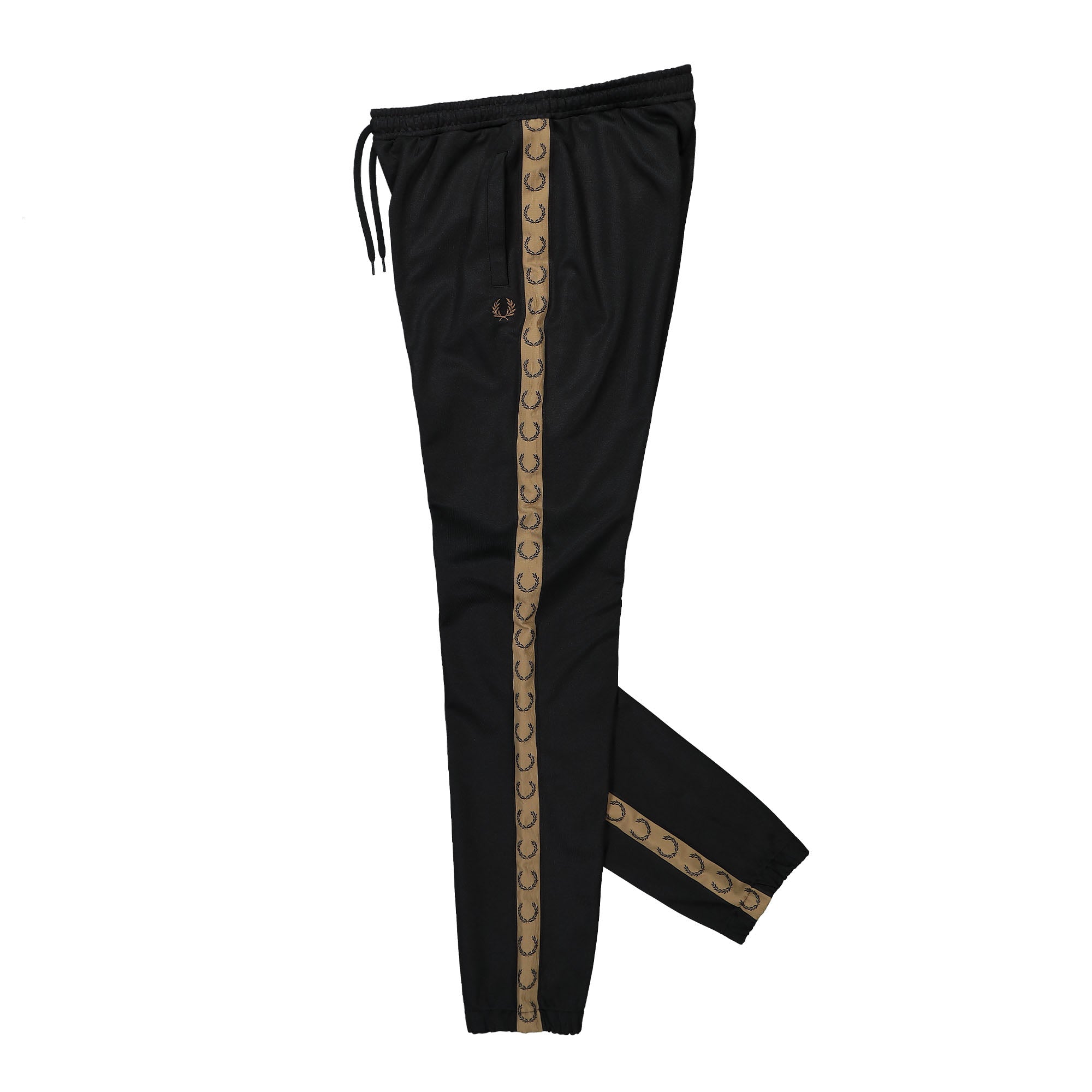 Fred Perry Seasonal Taped Track Pant Black / Shadestone Sweat & Track Pants Close-up | Overkill