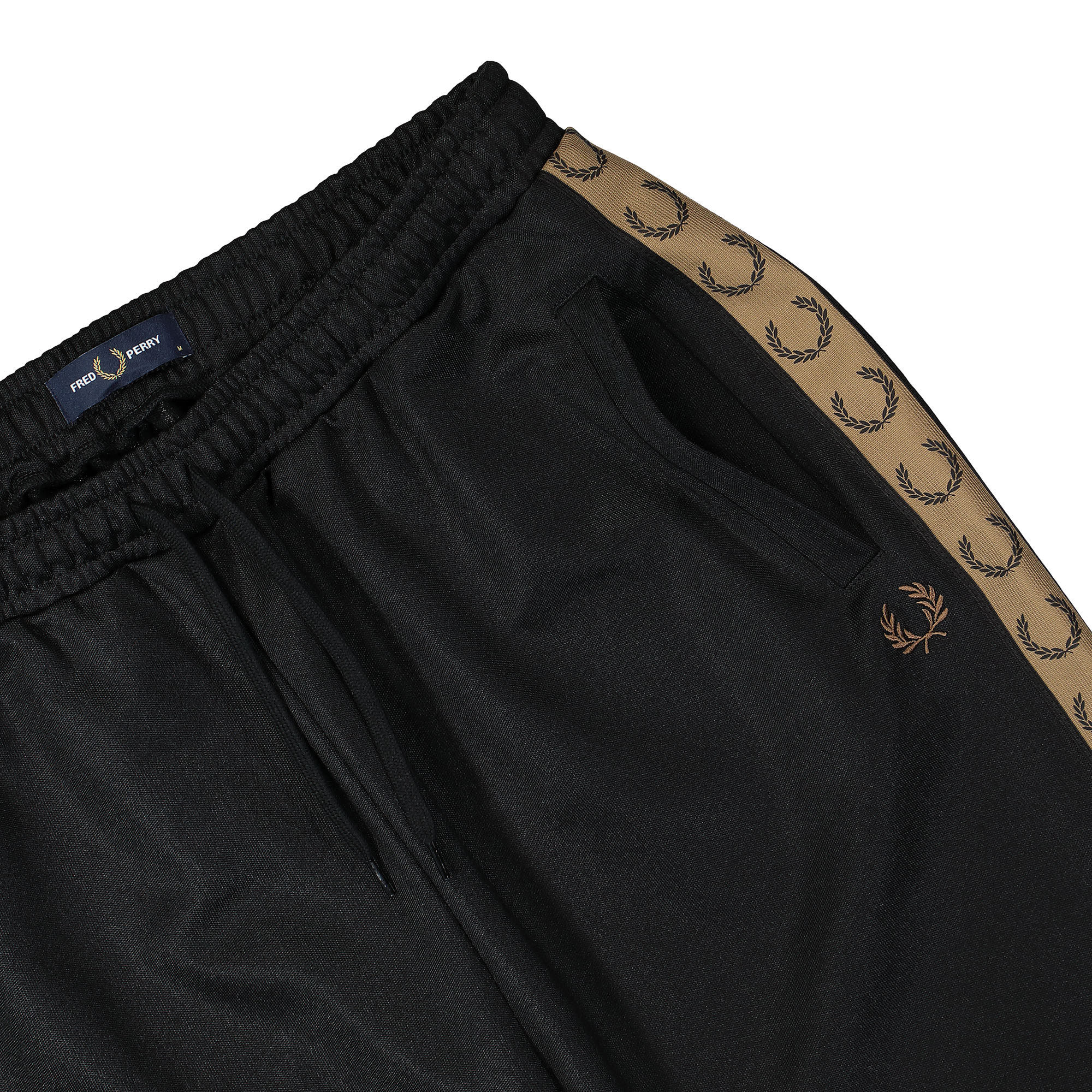 Fred Perry Seasonal Taped Track Pant Black / Shadestone Sweat & Track Pants Detailfoto | Overkill