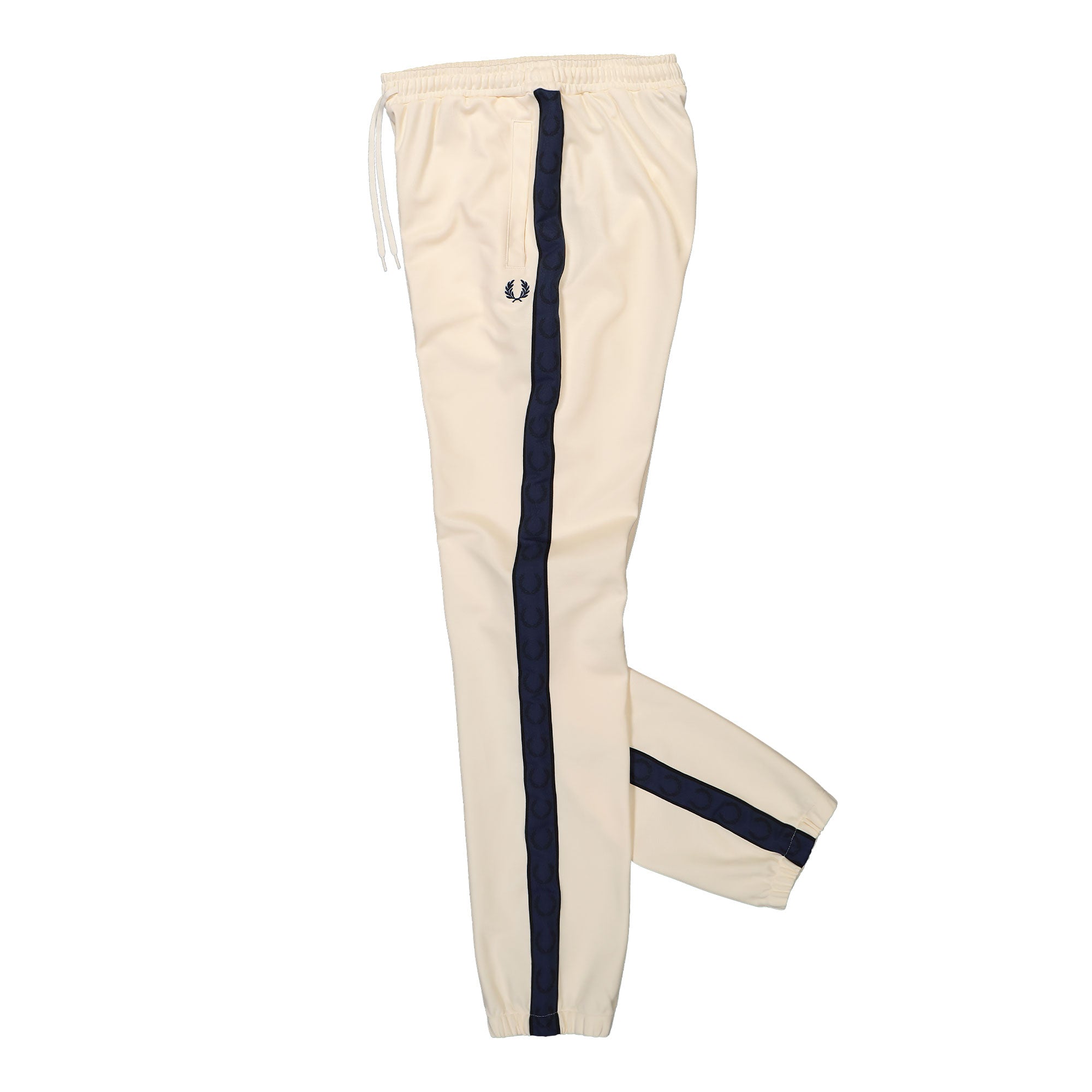 Fred Perry Contrast Tape-Track Pant Ecru / Tennis Blue Sweat & Track Pants Detail view 2 | Overkill