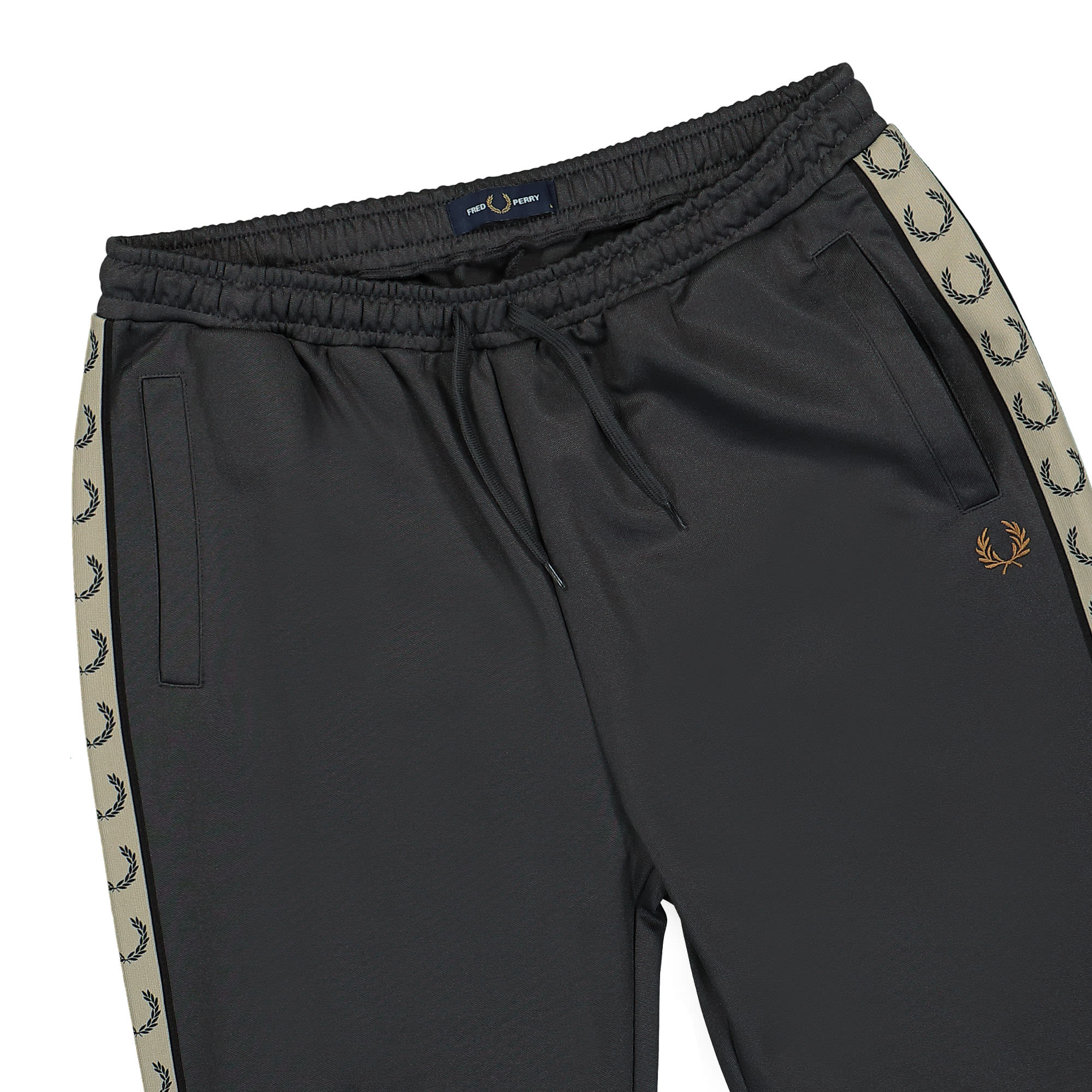 Fred Perry Contrast Tape Track Pant Anchor Grey / Black Sweat & Track Pants Detailfoto | Overkill
