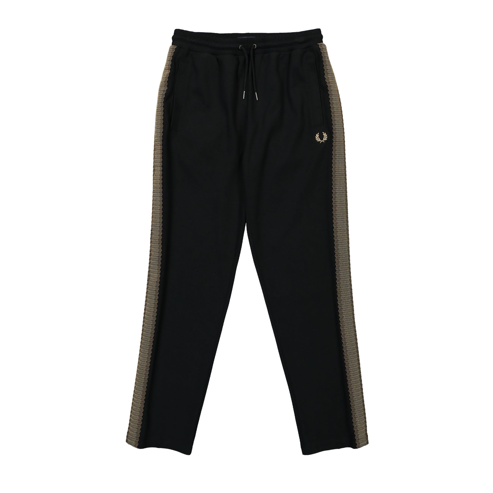Fred Perry Crochet Taped Track Pant Black Sweat & Track Pants T7175-102 | Overkill
