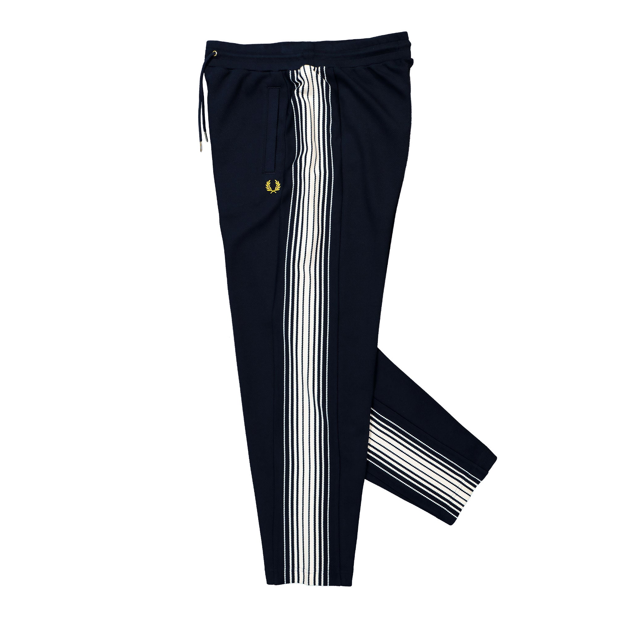 Fred Perry Ombre Stripe Track Pant Navy Sweat & Track Pants Close-up | Overkill