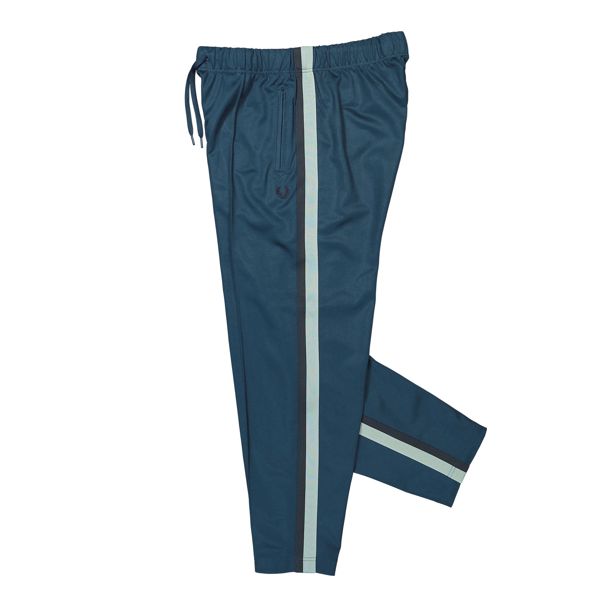 Fred Perry Two Colour Tape Track Pant Tennis Blue Sweat & Track Pants Detail view 2 | Overkill