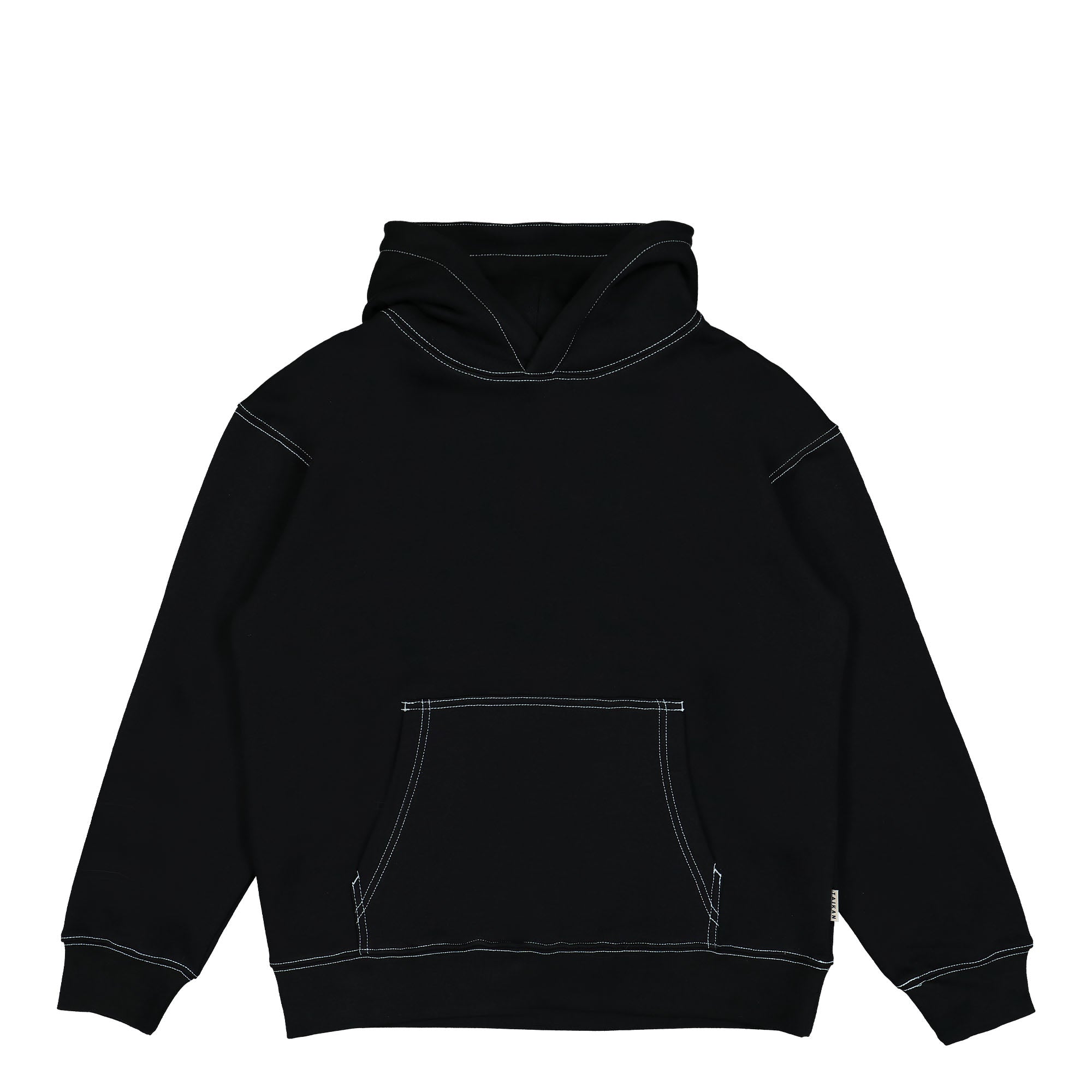 Taikan Custom Hoodie Black Contrast Stitch Hoodies TH0001.BLKCST | Overkill