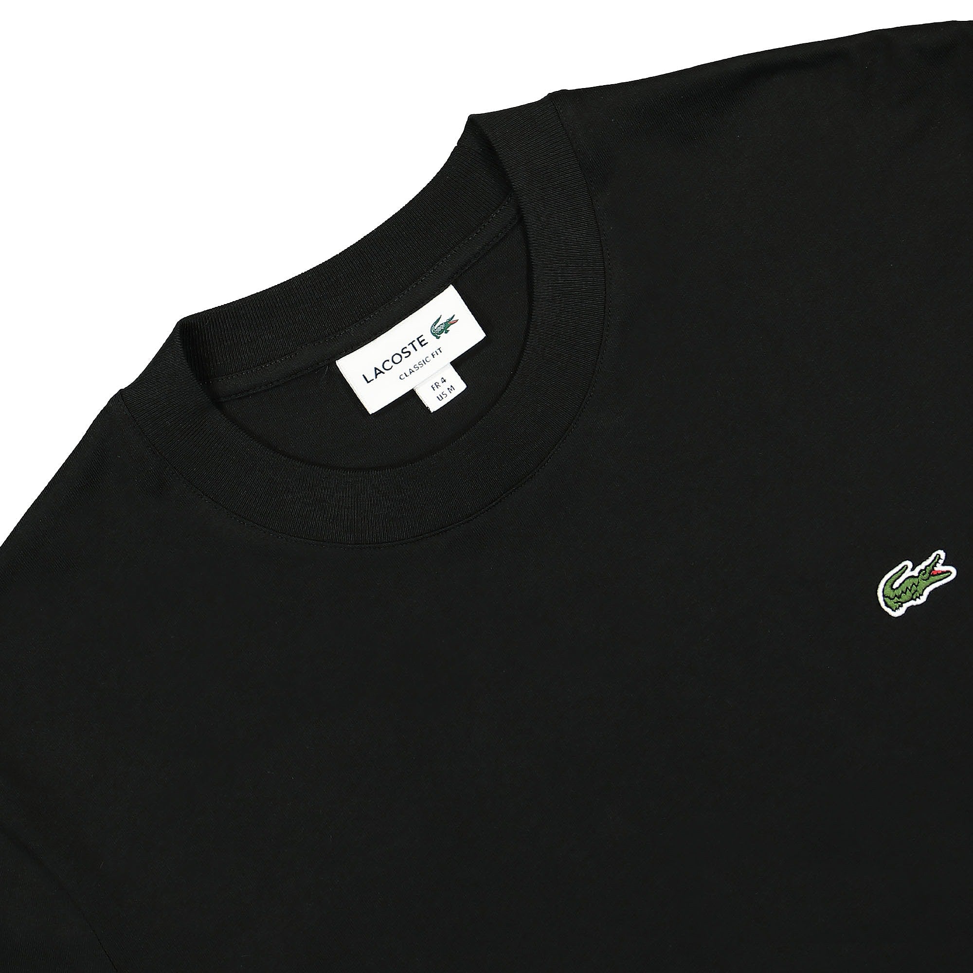 Lacoste Jersey T-Shirt Black T-Shirts Close-up | Overkill