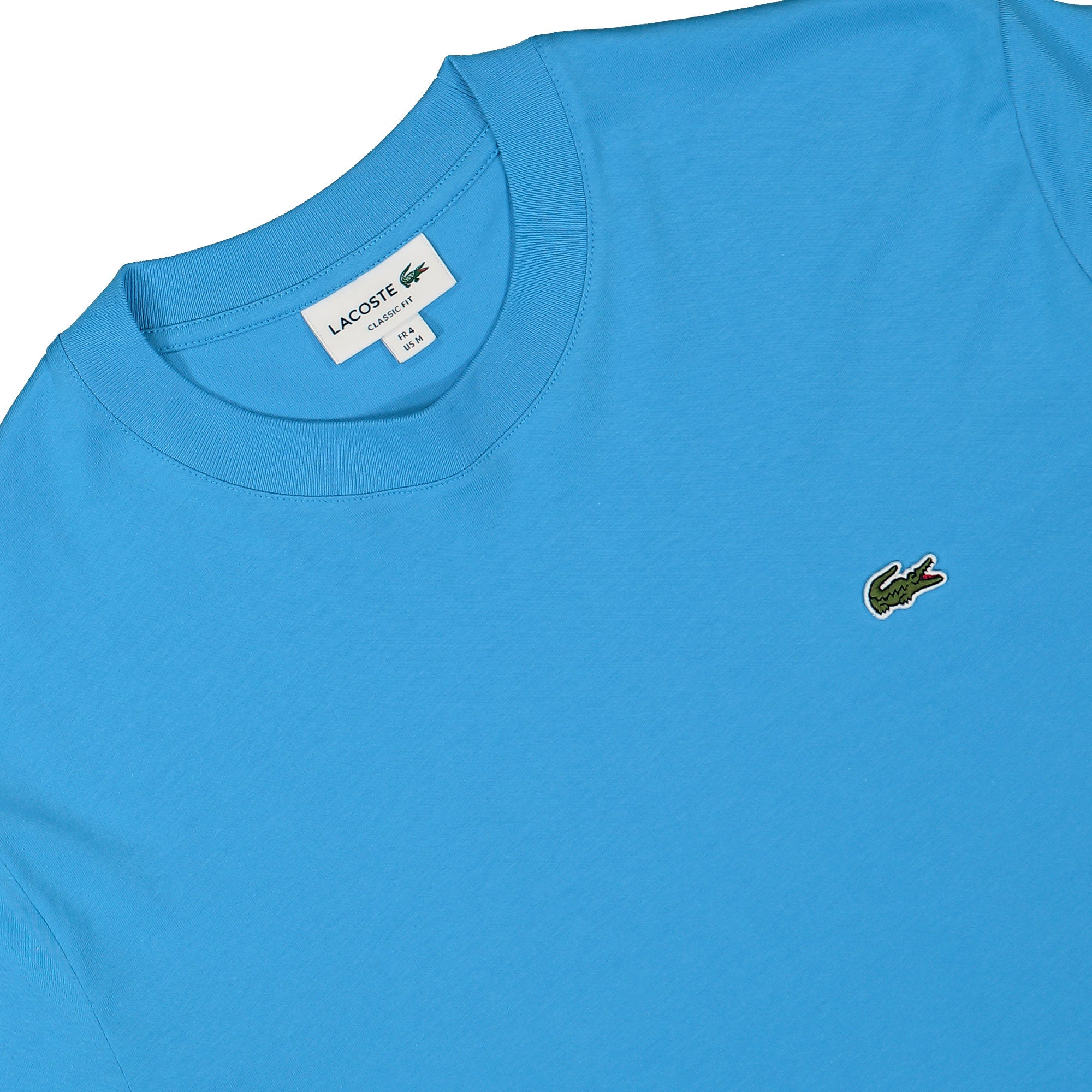 Lacoste Jersey T-Shirt Argentine Blue T-Shirts Close-up | Overkill