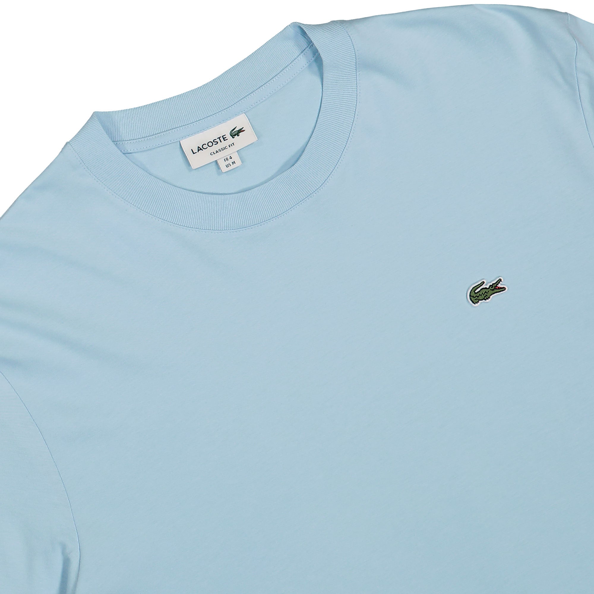 Lacoste Jersey T-Shirt Lightblue T-Shirts Close-up | Overkill