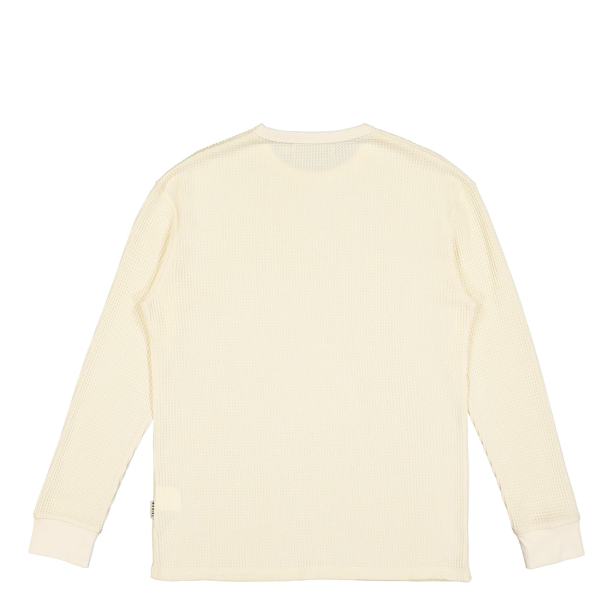 Taikan L/S Waffle Knit Shirt Cream Longsleeves Material | Overkill