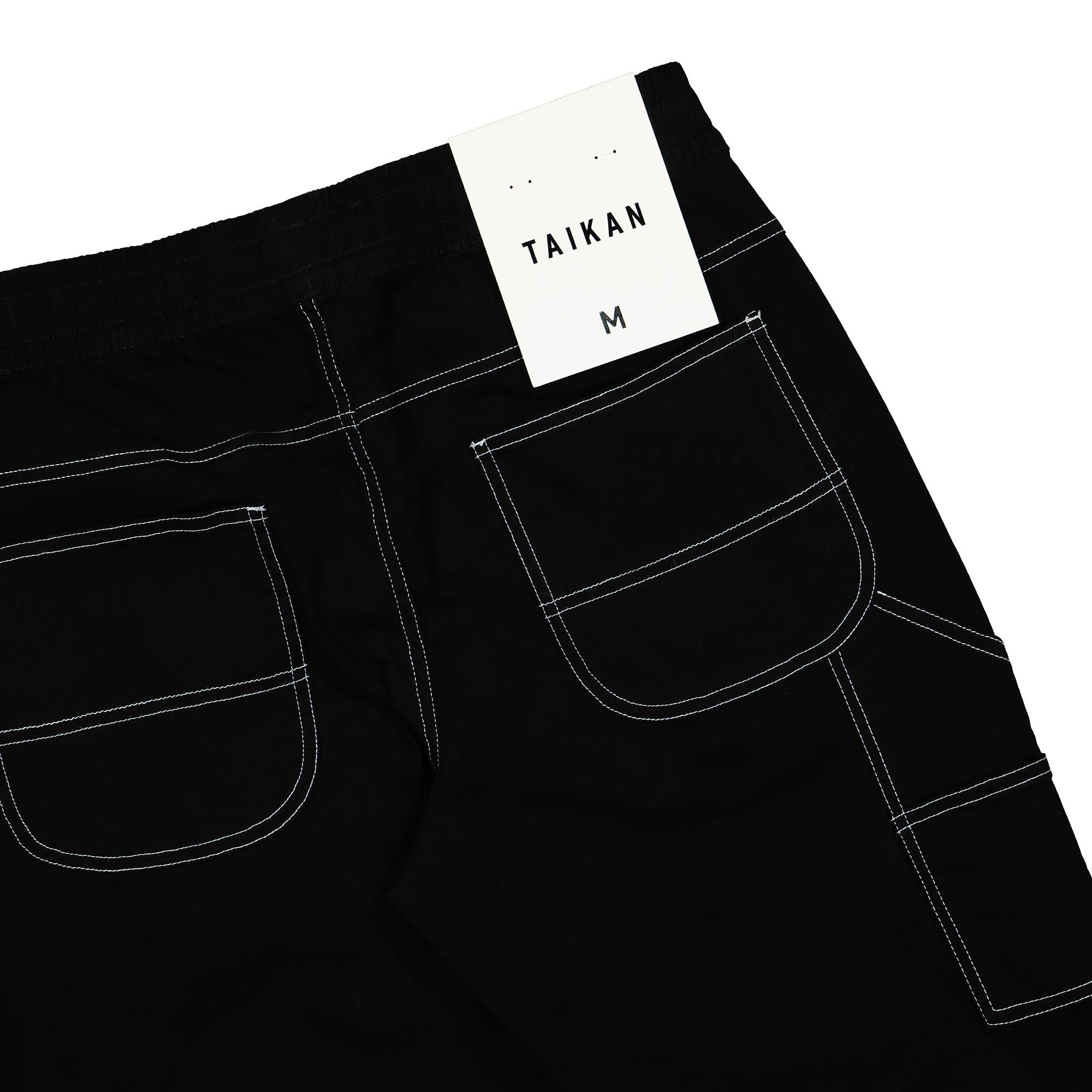 Taikan Carpenter Pant Black Contrast Stitch Casual Pants Detail view 1 | Overkill