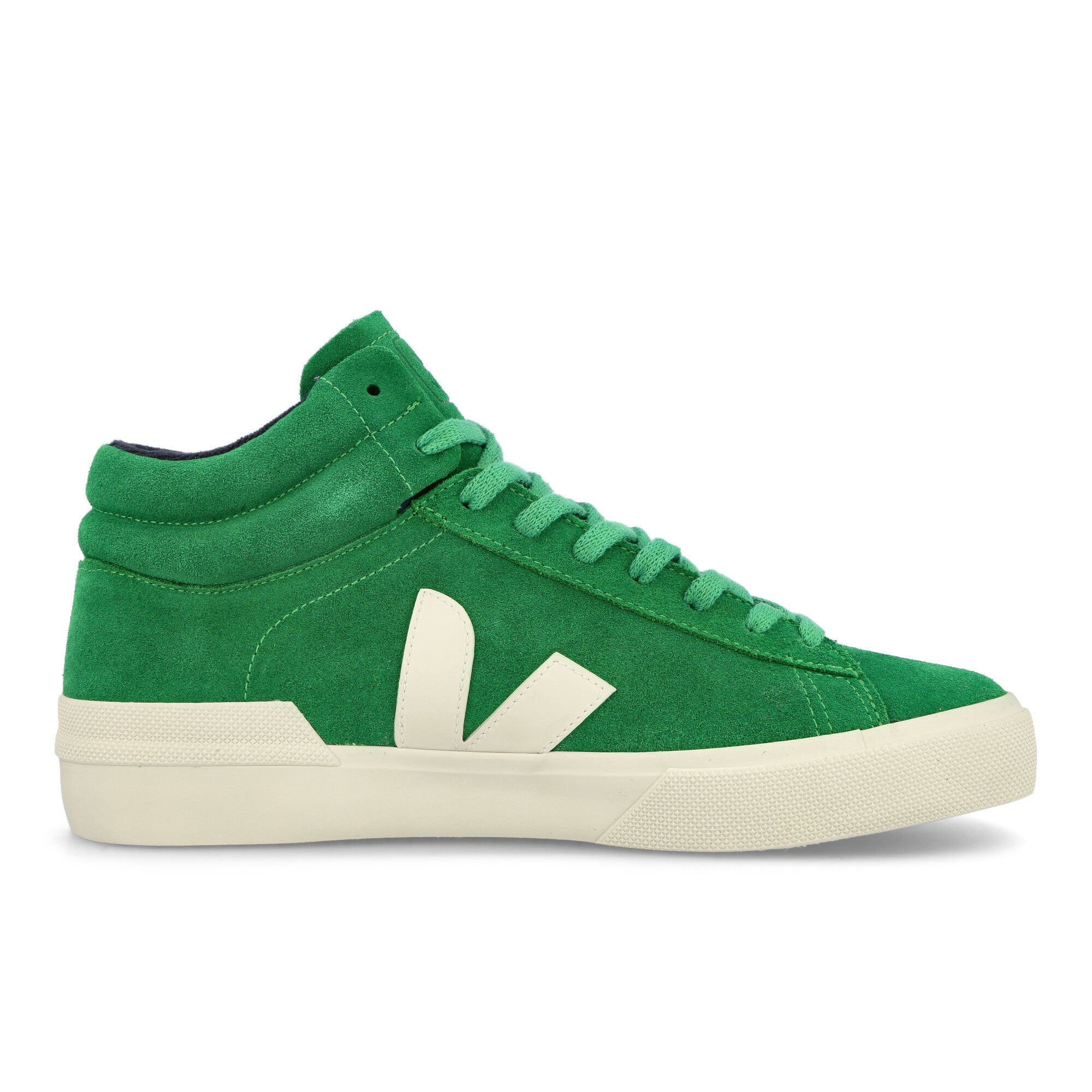 Veja Minataur Suede Emeraude Pierre High Top Sneakers Silhouette | Overkill