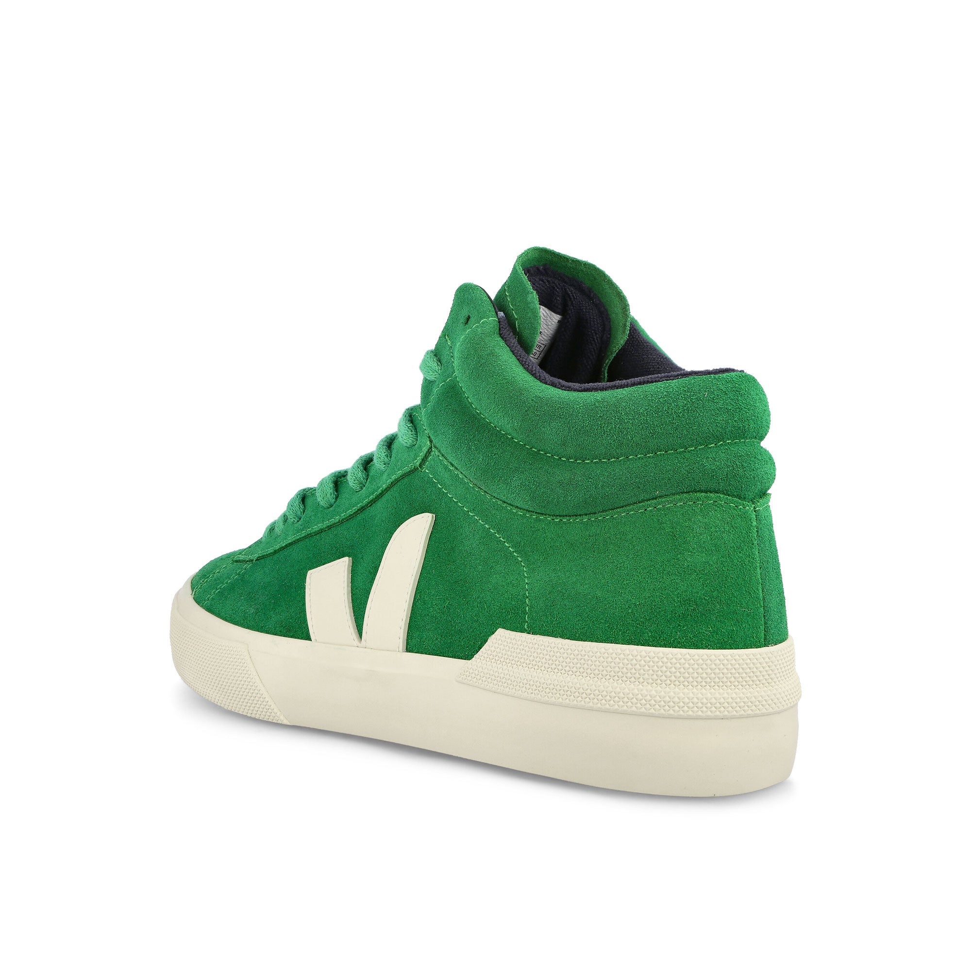 Veja Minataur Suede Emeraude Pierre High Top Sneakers Material | Overkill