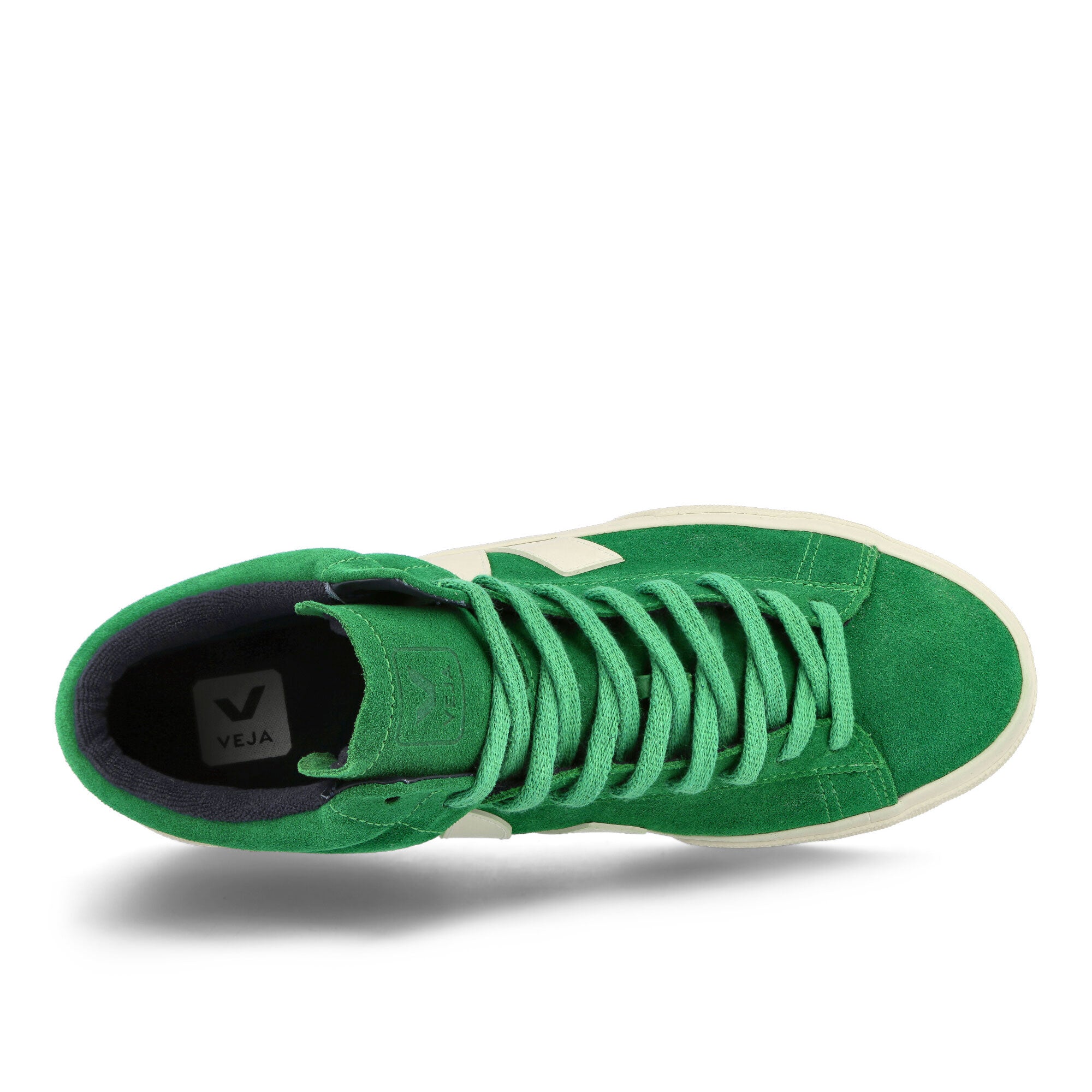 Veja Minataur Suede Emeraude Pierre High Top Sneakers Detailfoto | Overkill