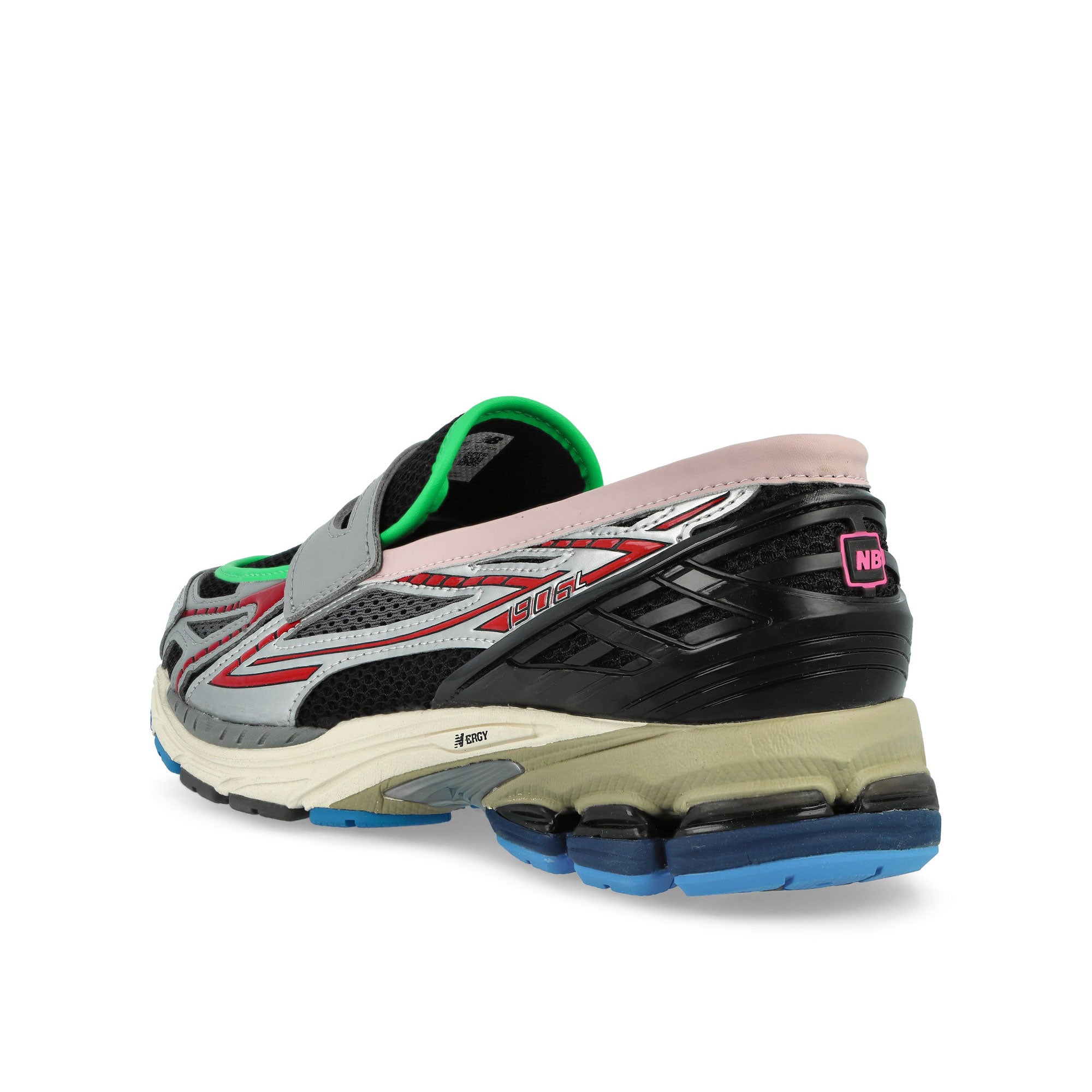 New Balance U190663V Silver Metallic / Black / Fire Cracker Low Top Sneakers U190663V Material | Overkill