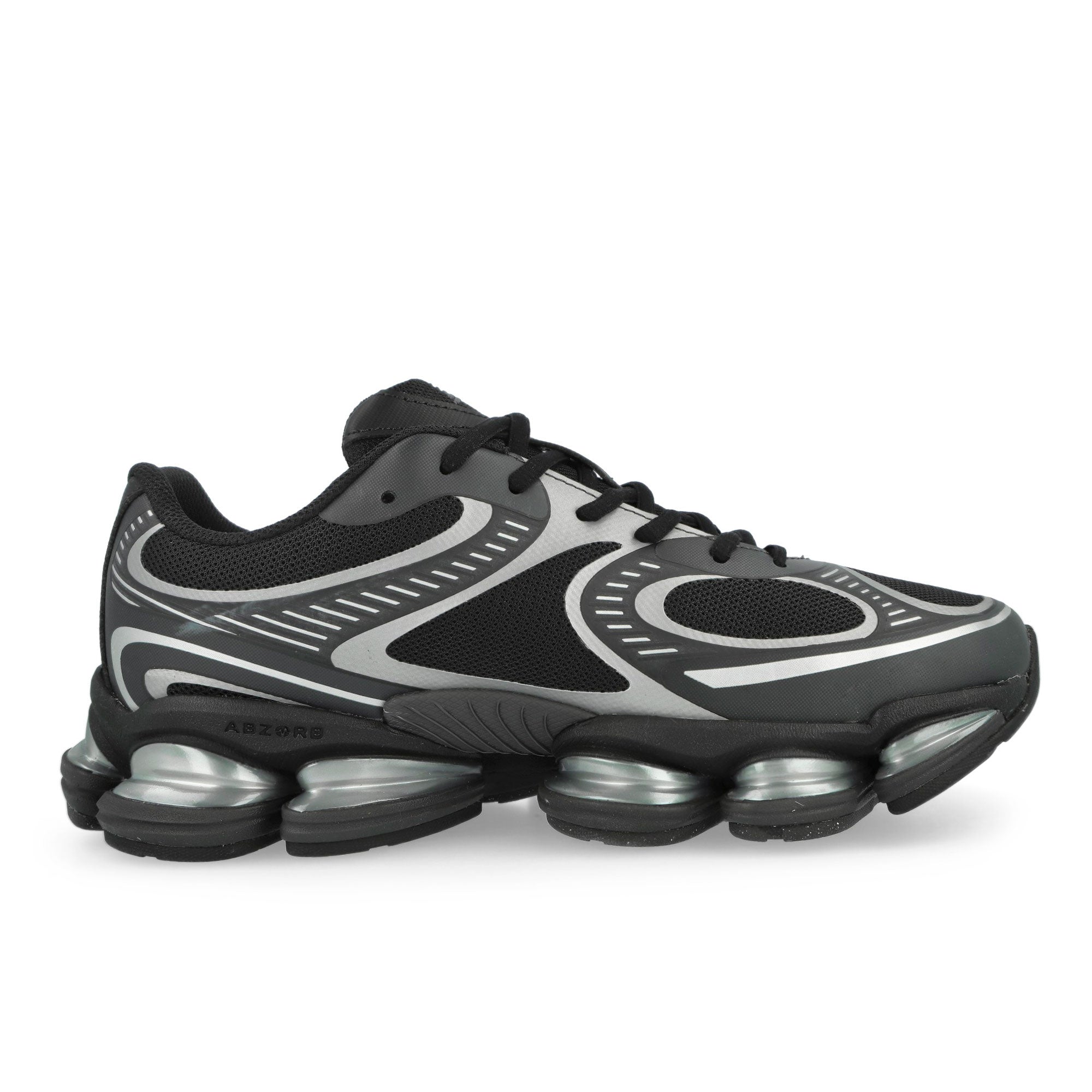 New Balance U20008LL Black / Silver Metallic Low Top Sneakers U20008LL Silhouette | Overkill