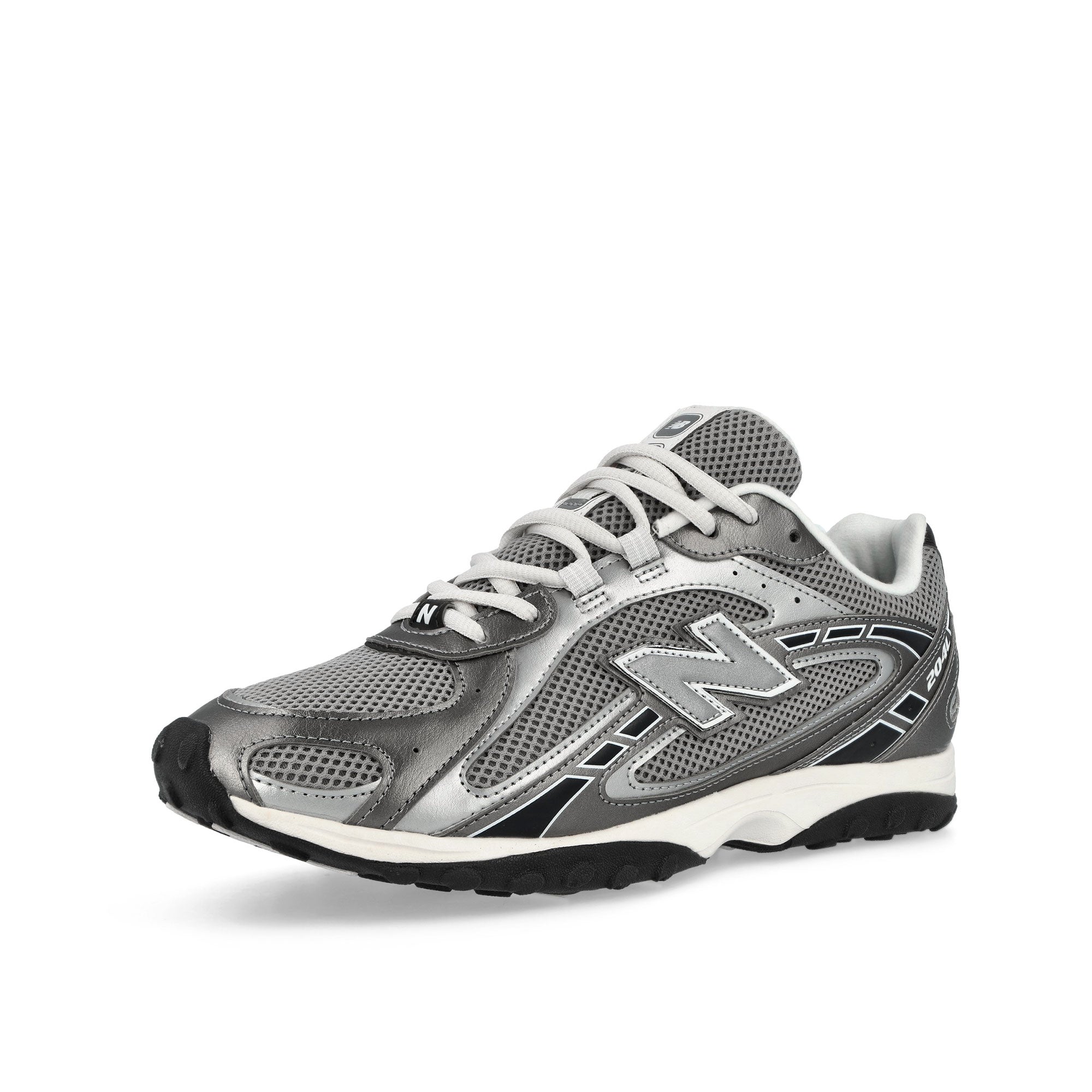 New Balance U204L1KP Dark Silver Metallic Low Top Sneakers U204L1KP Close-up | Overkill