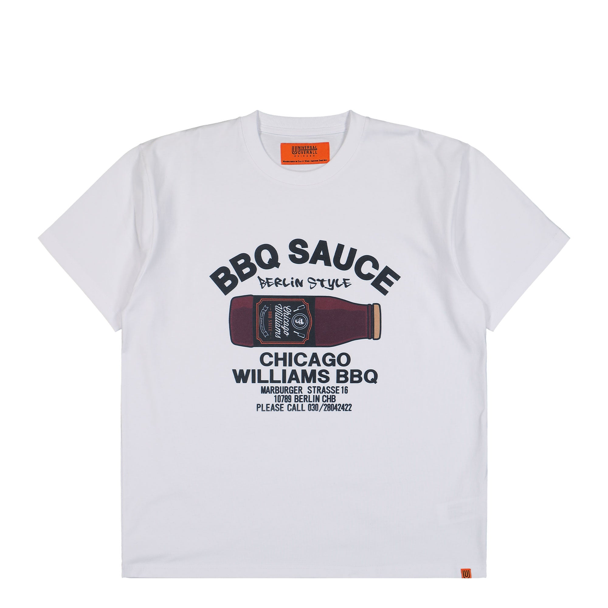 Chicago Williams x Universal Overall CWBerlin S/S Tee White T-Shirts U2613219CW | Overkill