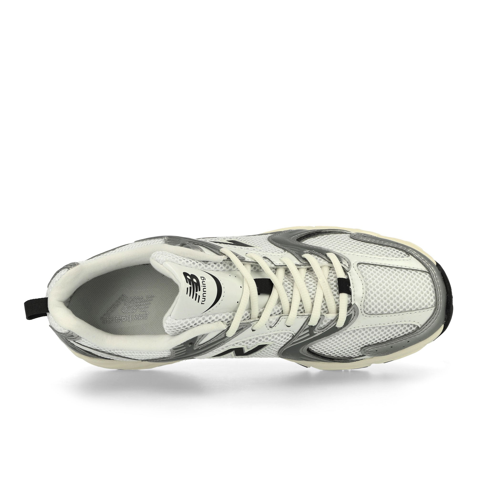 New Balance U530ESA Silver Metallic / Black Cement Low Top Sneaker U530ESA Detailfoto | Overkill