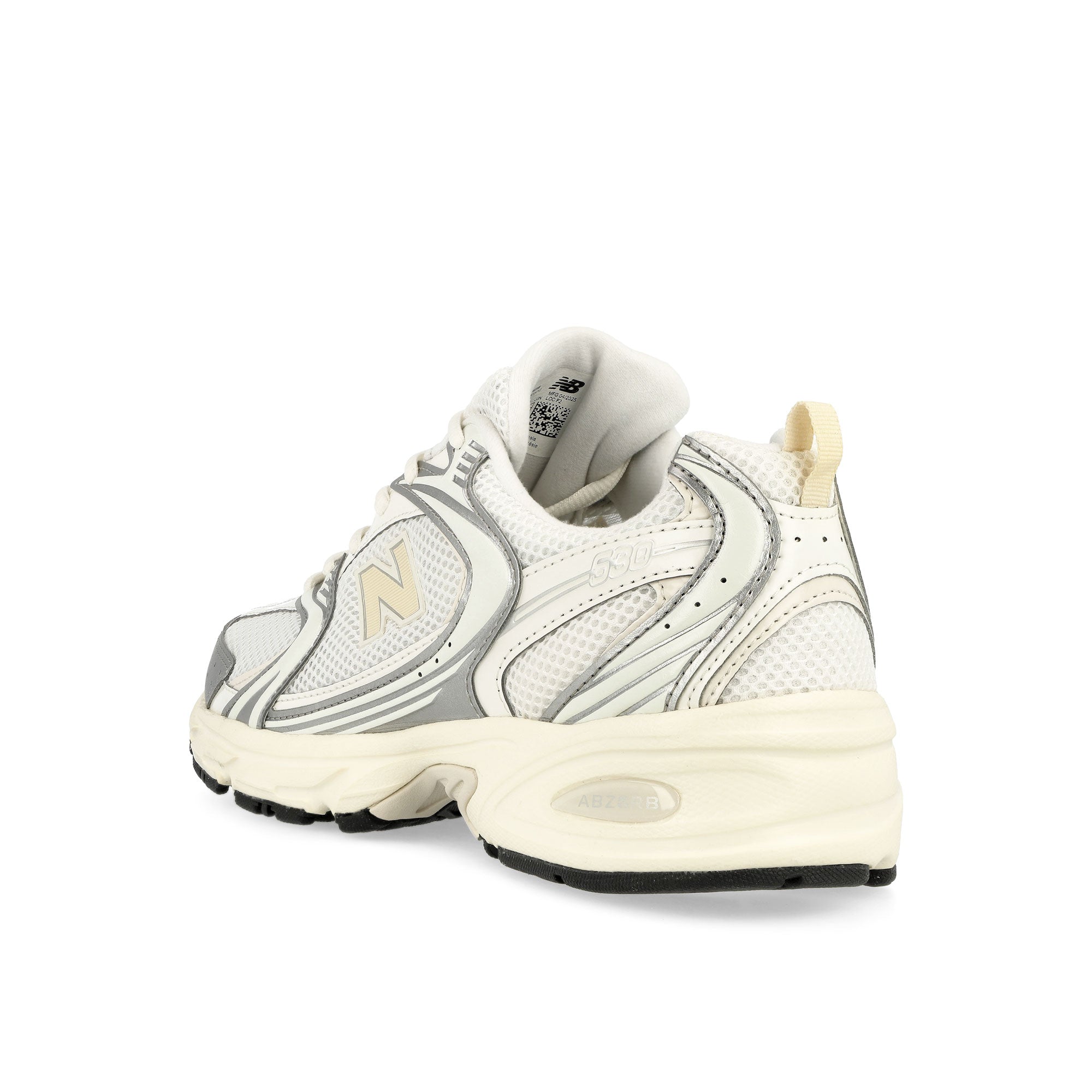 New Balance U530ESB Silver Metallic / Linen Sneaker U530ESB Material | Overkill