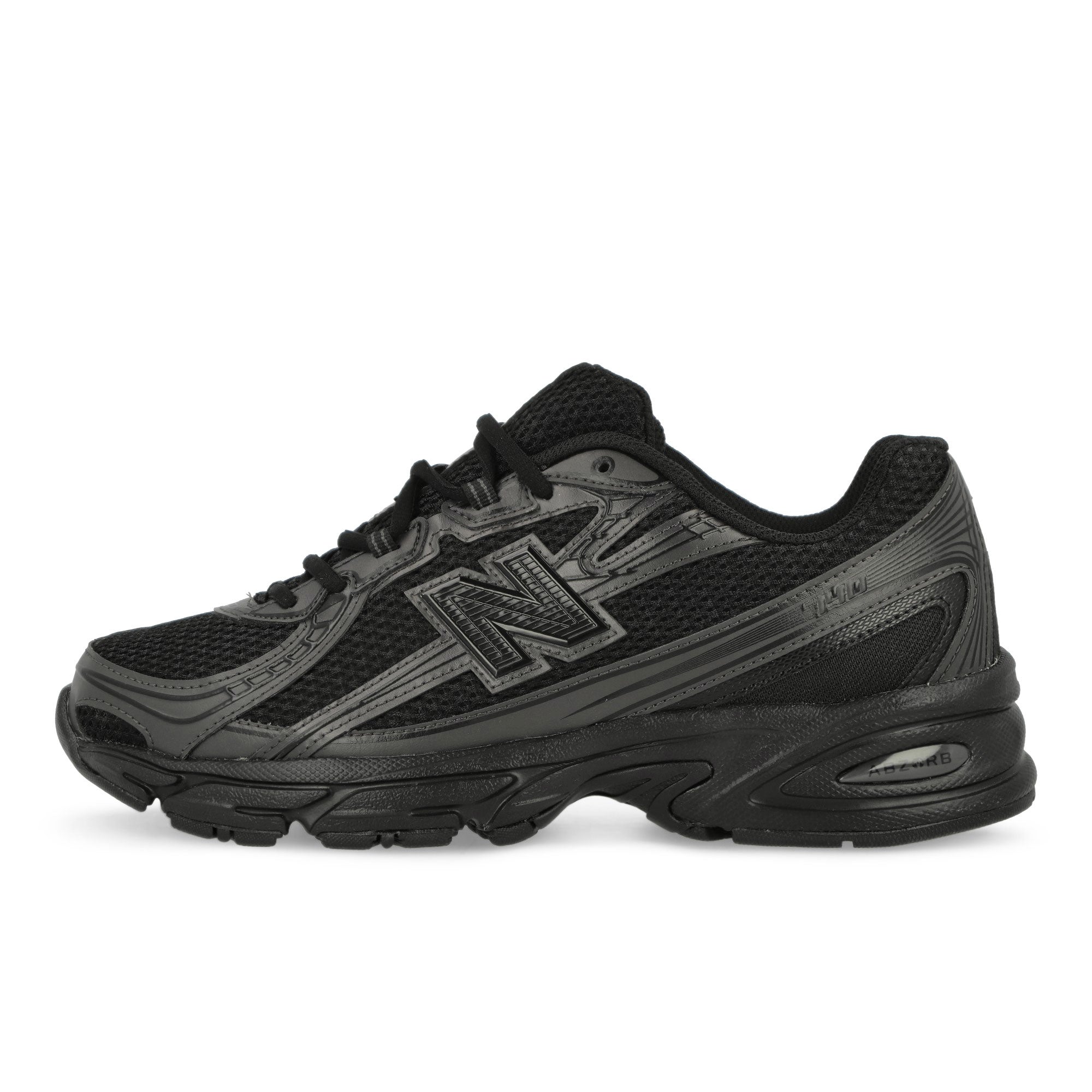 New Balance U740BO2 Black / Black Cement Low Top Sneakers U740BO2 | Overkill