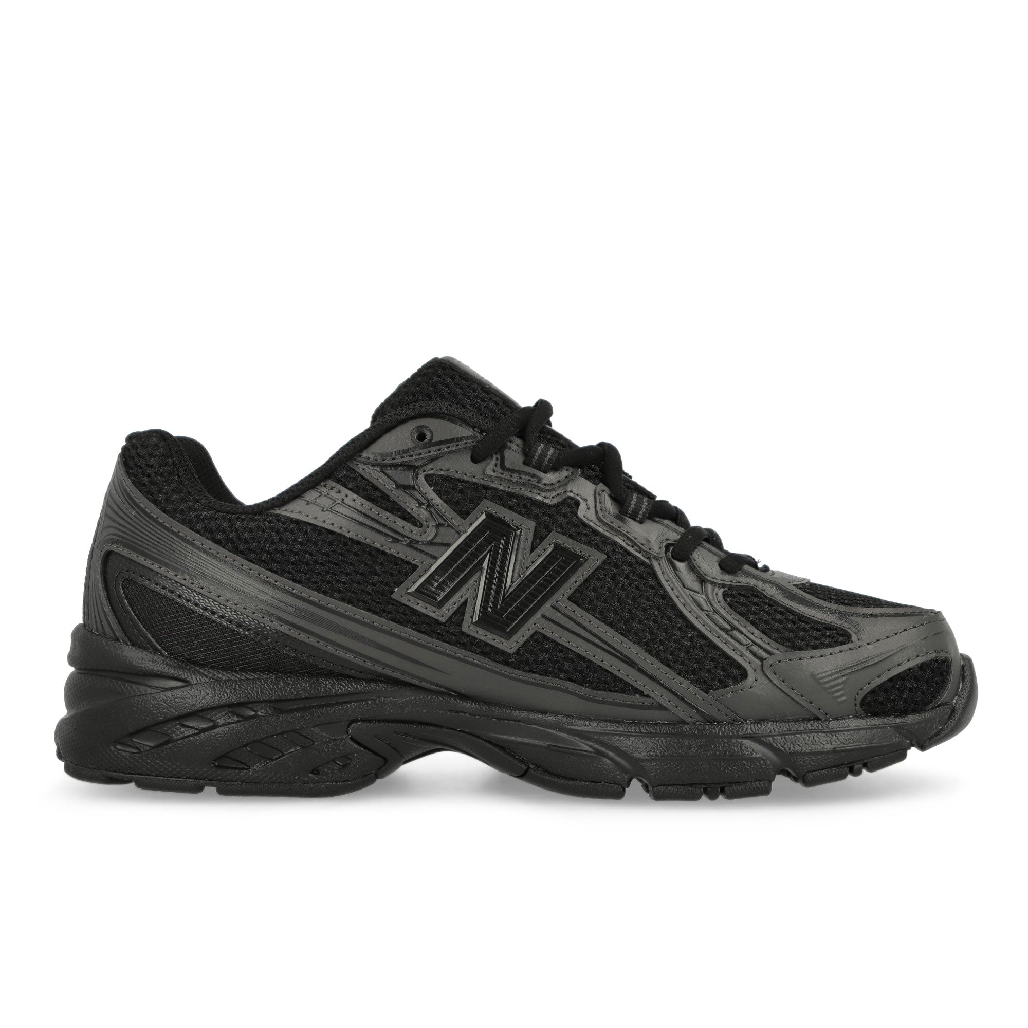 New Balance U740BO2 Black / Black Cement Low Top Sneakers Silhouette | Overkill