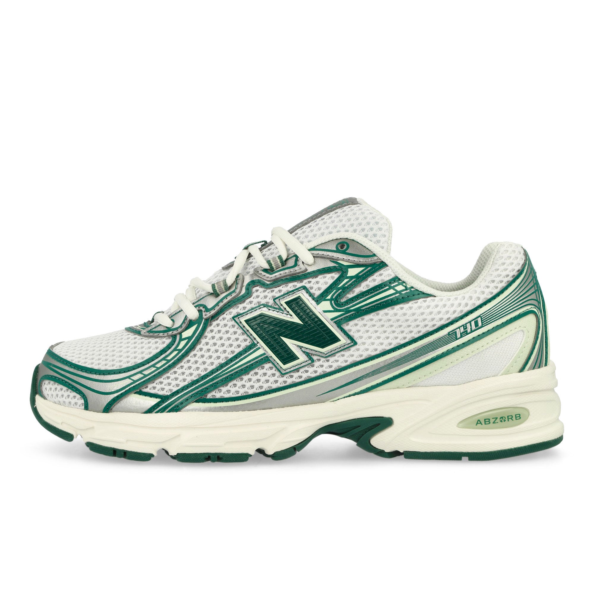 New Balance U740GR2 White / Marsh Green Low Top Sneakers U740GR2 | Overkill