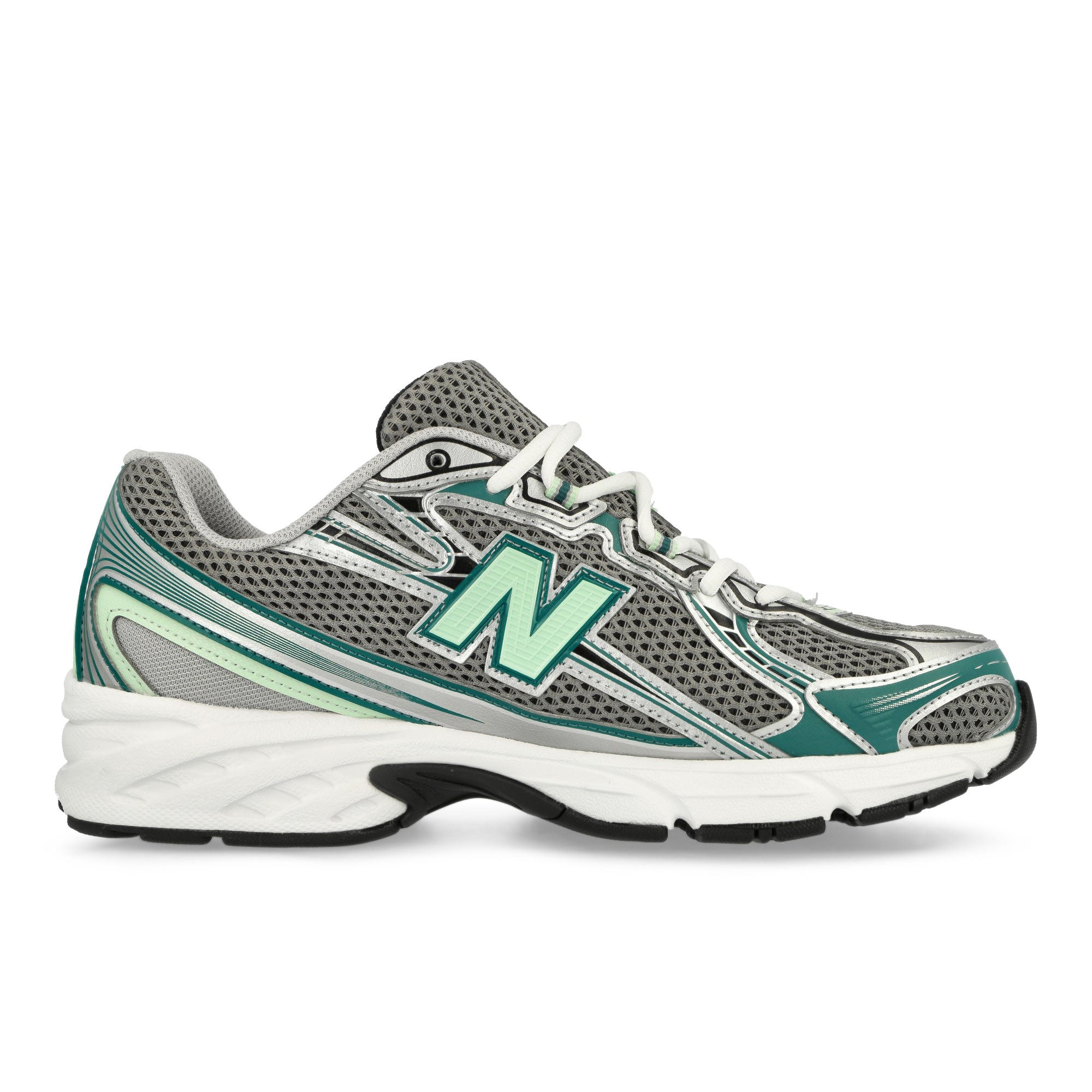 New Balance U740NC2 Silver Metallic Low Top Sneakers Silhouette | Overkill