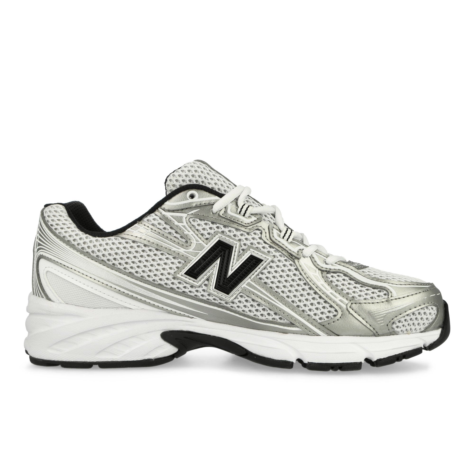 New Balance U740NW2 White / Silver Metallic Low Top Sneakers Silhouette | Overkill