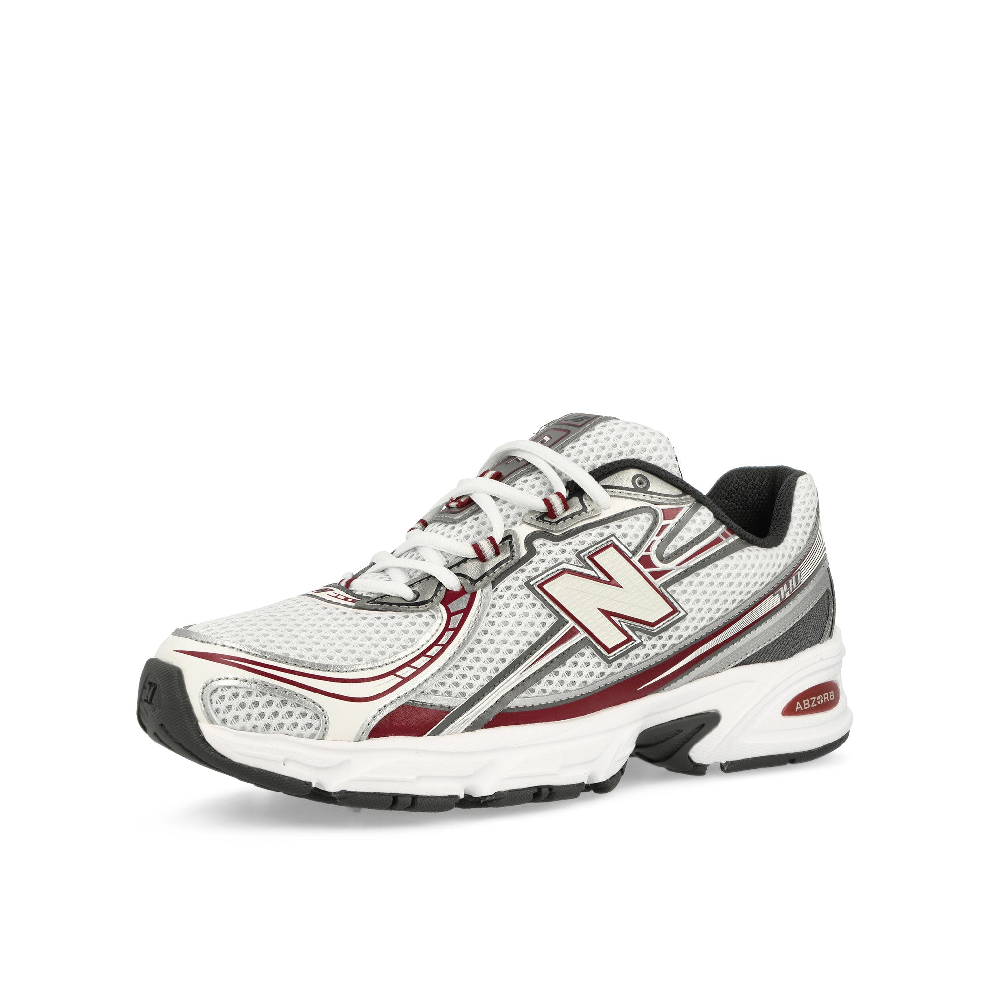 New Balance U740RD2 Mercury Red / White Low Top Sneakers Close Up | Overkill