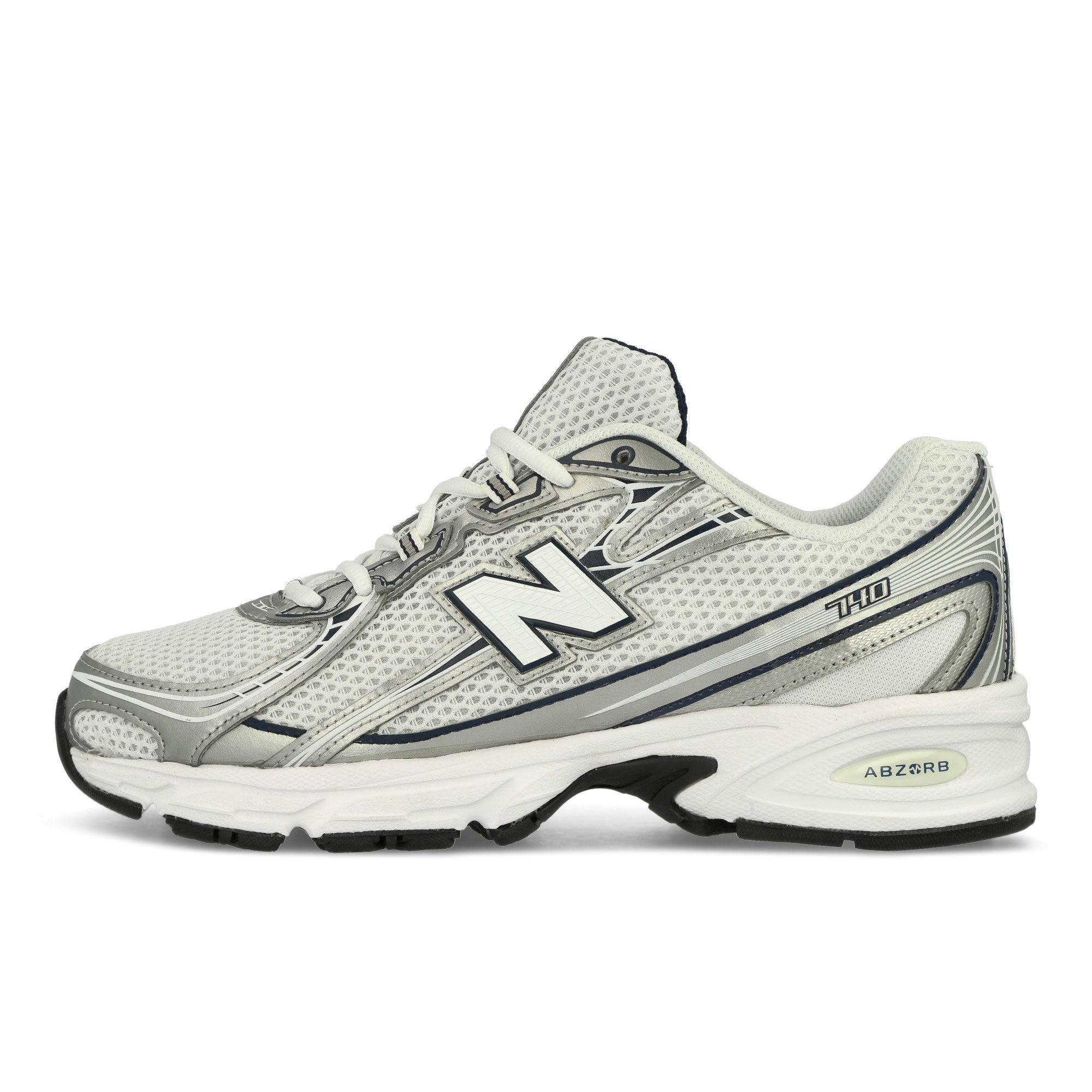 New Balance U740WN2 White / Silver Metallic Low Top Sneakers U740WN2 | Overkill