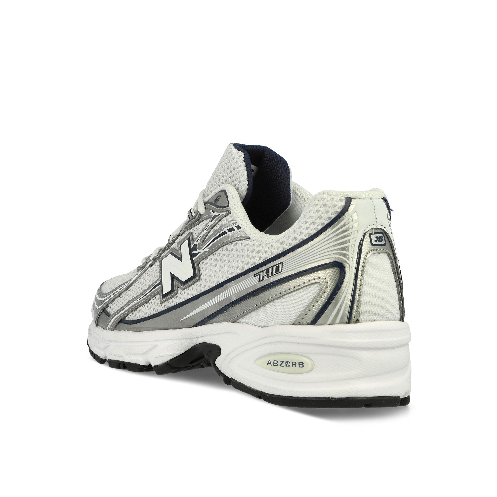 New Balance U740WN2 White / Silver Metallic Low Top Sneakers Material | Overkill