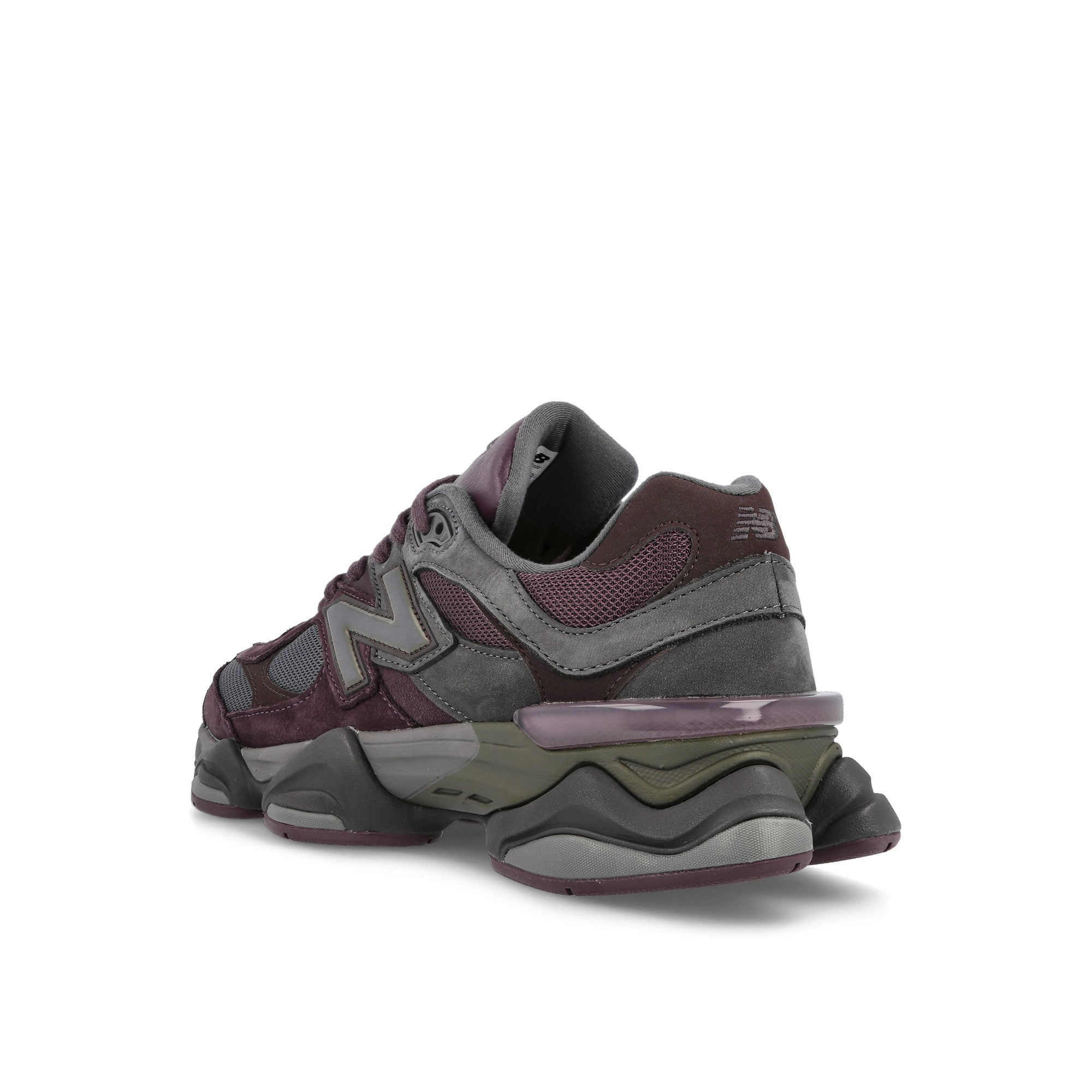 New Balance U9060BCG Grey / Burgundy Sneakers Material | Overkill