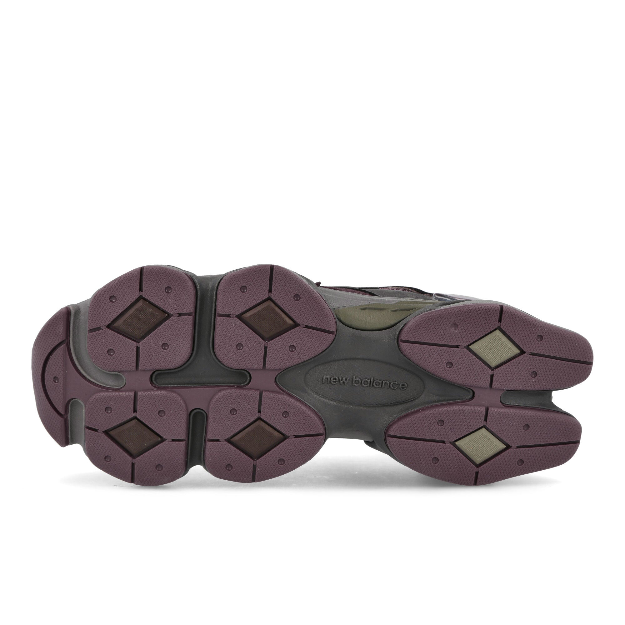 New Balance U9060BCG Grey / Burgundy Sneakers Detail View 1 | Overkill