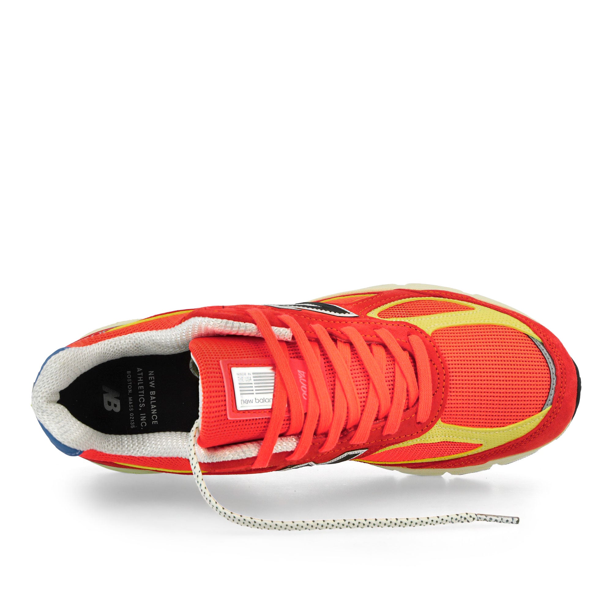 New Balance U99076B Urgent Red / Maize Sea / Stone low Top Sneaker U99076B Detailfoto | Overkill