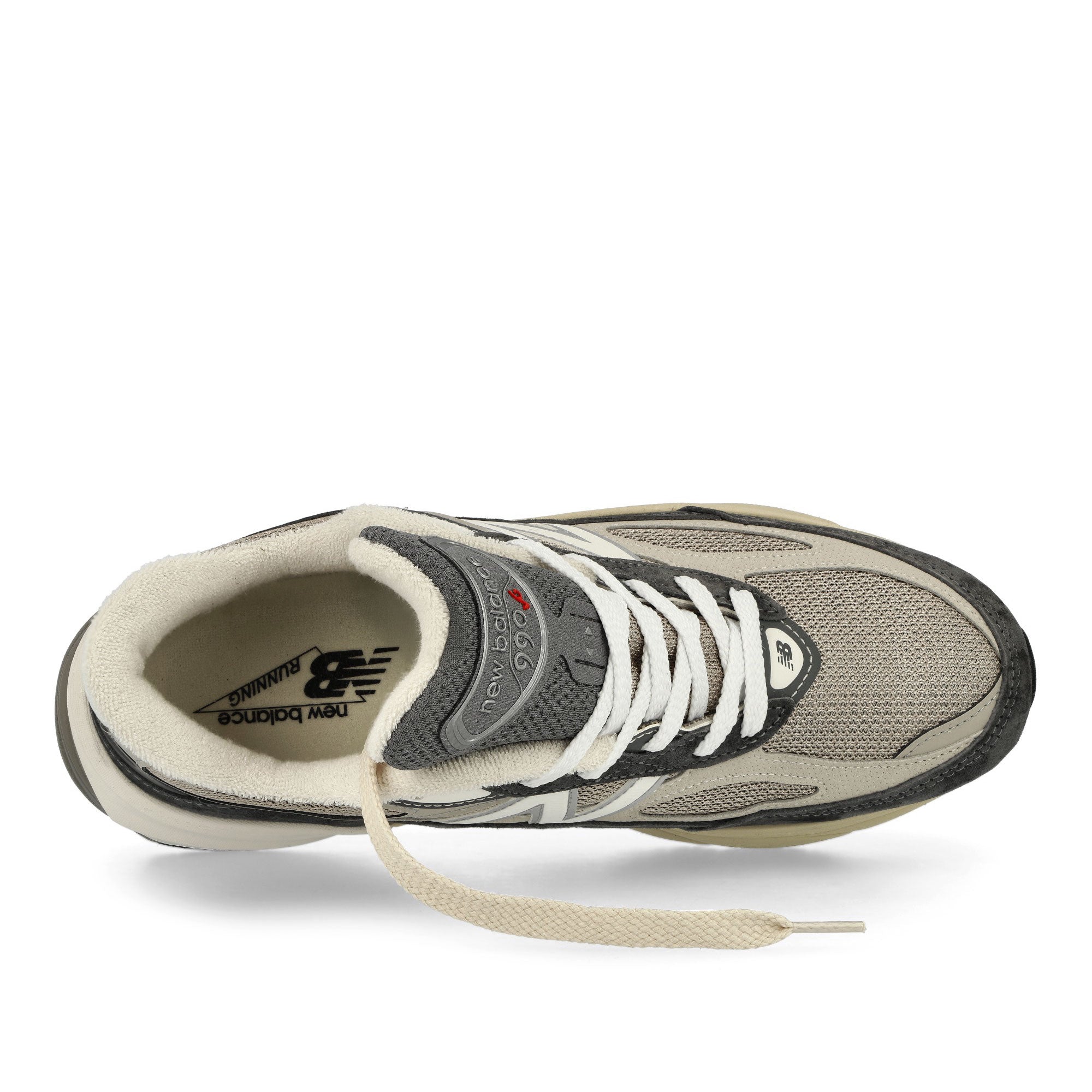 New Balance U990GR6 Castlerock / Moonrock Low Top Sneakers Detailfoto | Overkill