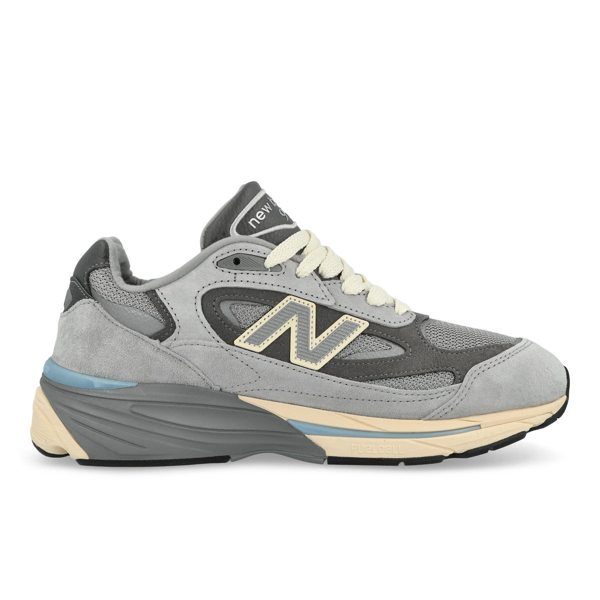 New Balance U990GR7 Kool Gray / Calcium / Light Arctic Grey Sneaker U990GR7 Silhouette | Overkill