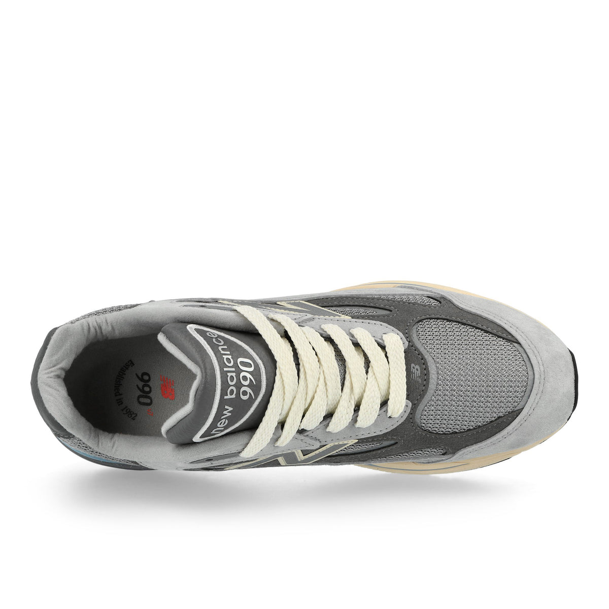 New Balance U990GR7 Kool Gray / Calcium / Light Arctic Grey Sneaker U990GR7 Detail View 1 | Overkill