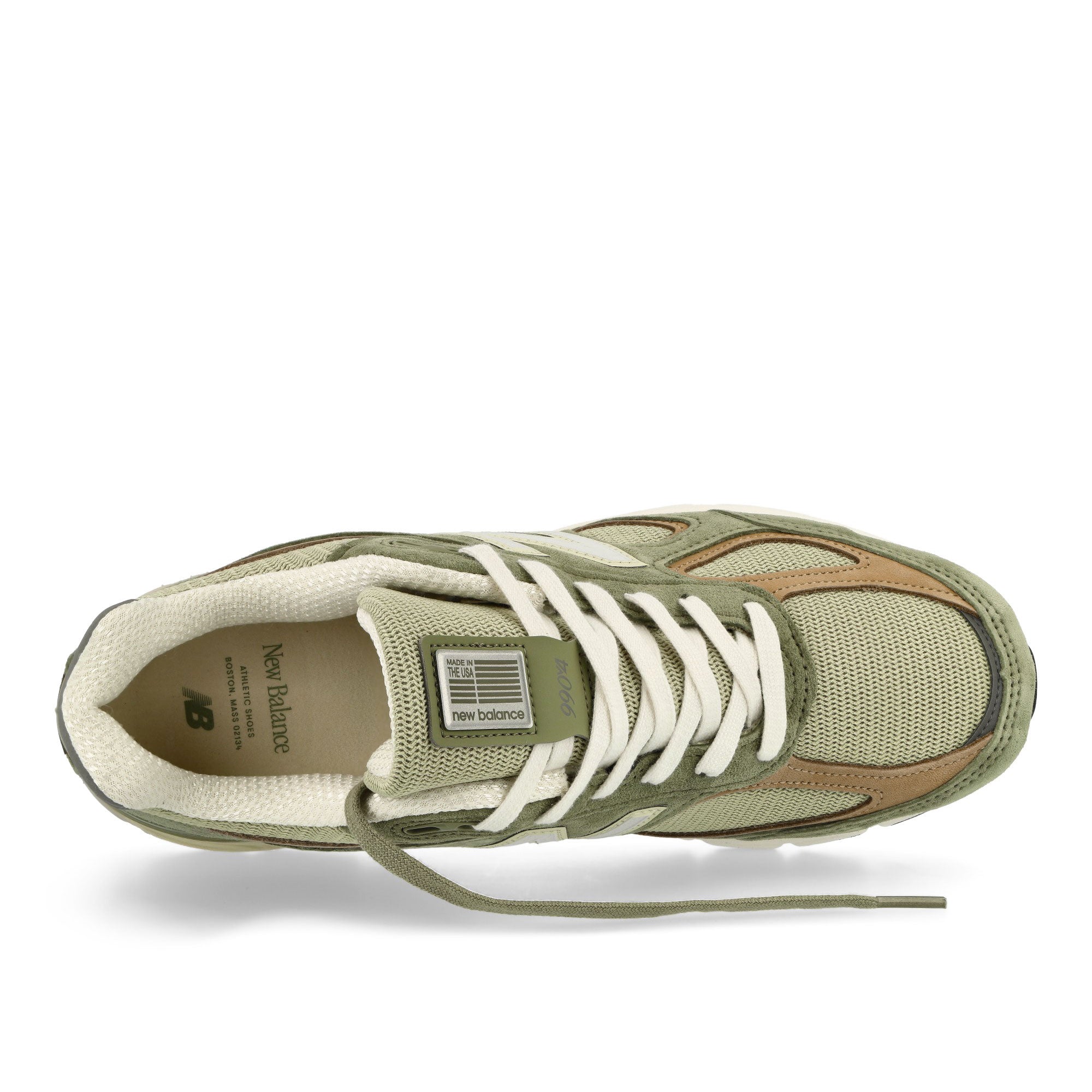 New Balance U990GT4 Olive / Incense Low Top Sneakers Detailfoto | Overkill
