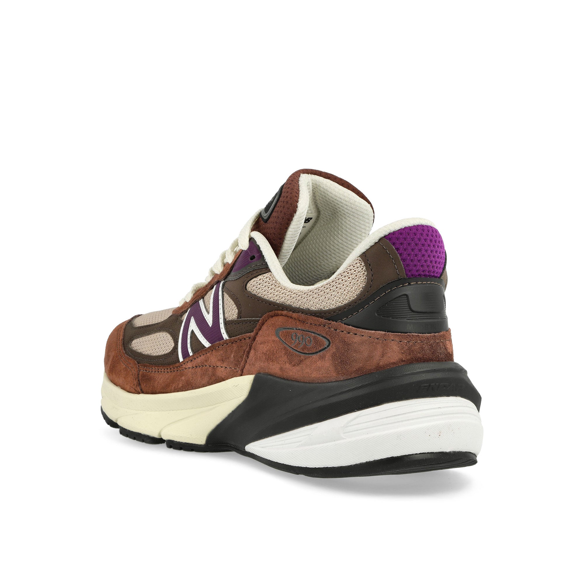 New Balance U990OP6 Rich Oak / Cosmic Grape Low Top Sneakers Material | Overkill