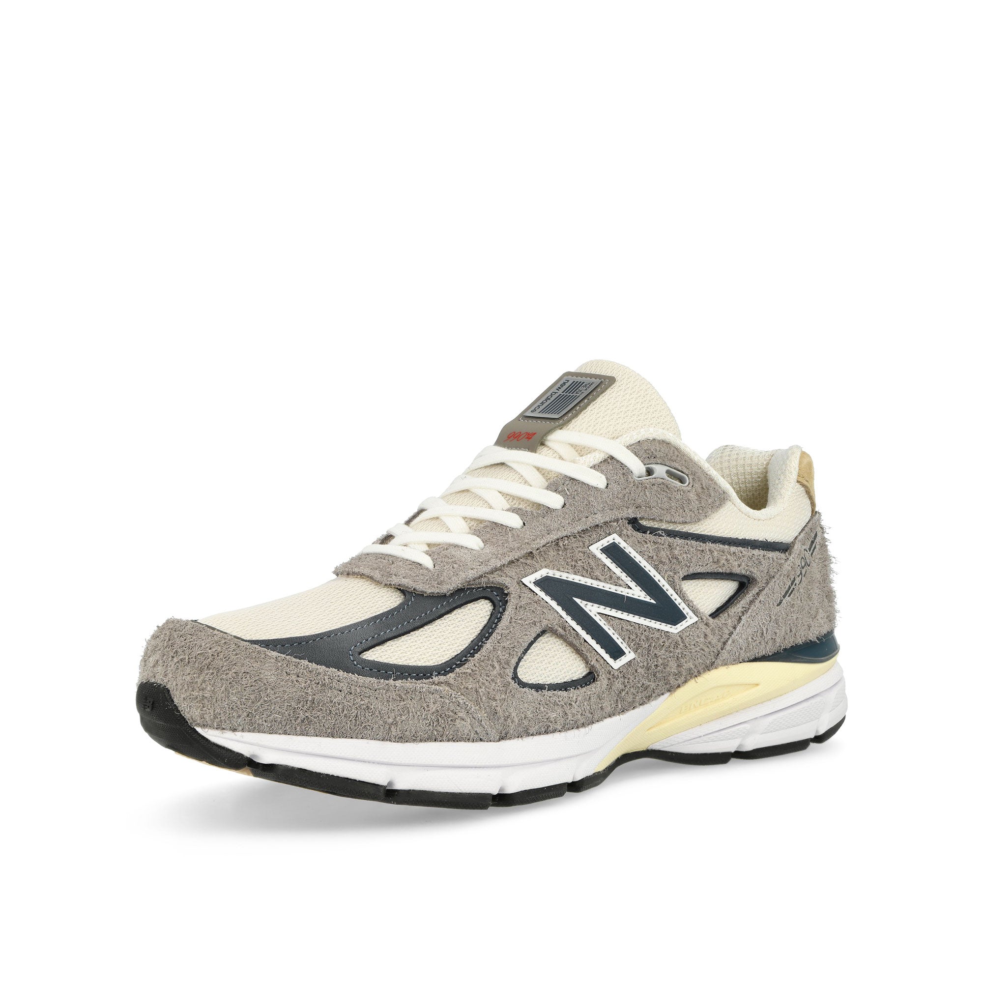 New Balance U990TA4 Grey-Blue Low Top Sneakers Close Up | Overkill