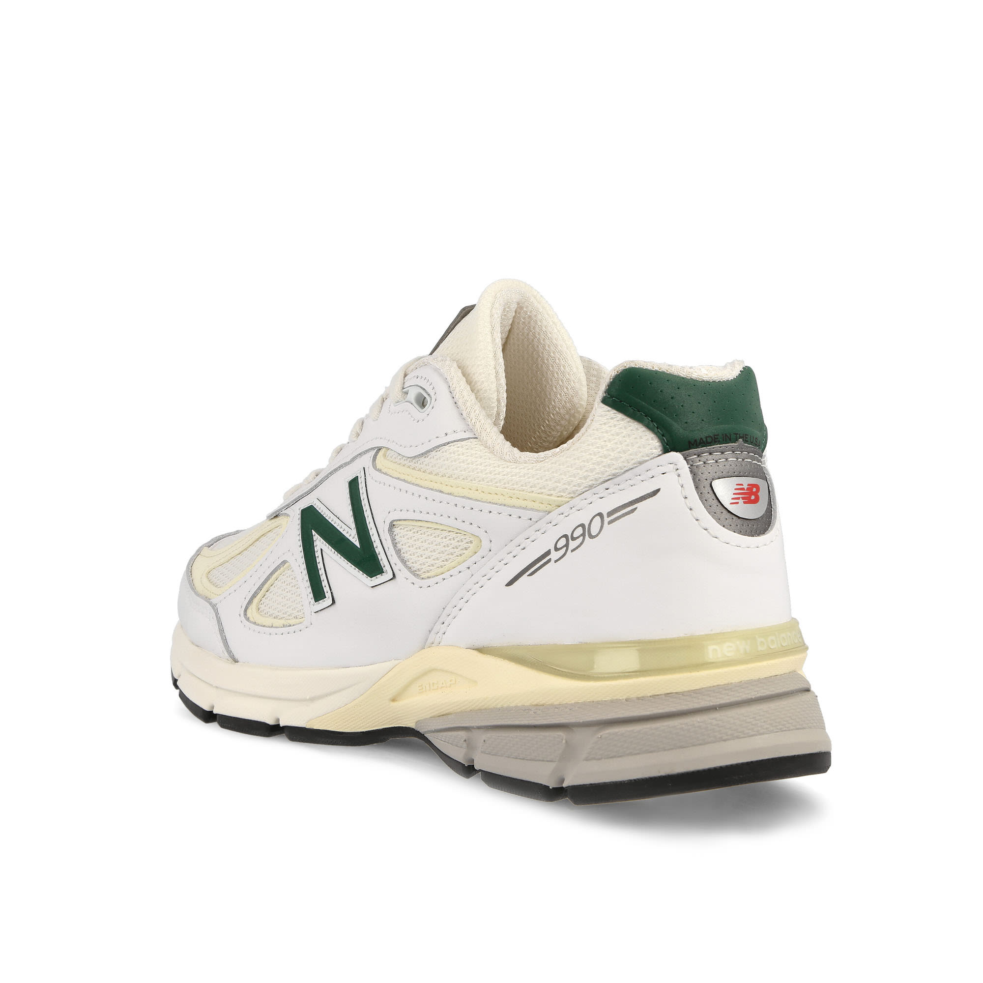 New Balance U990TC4 White / Green Low Top Sneakers Material | Overkill