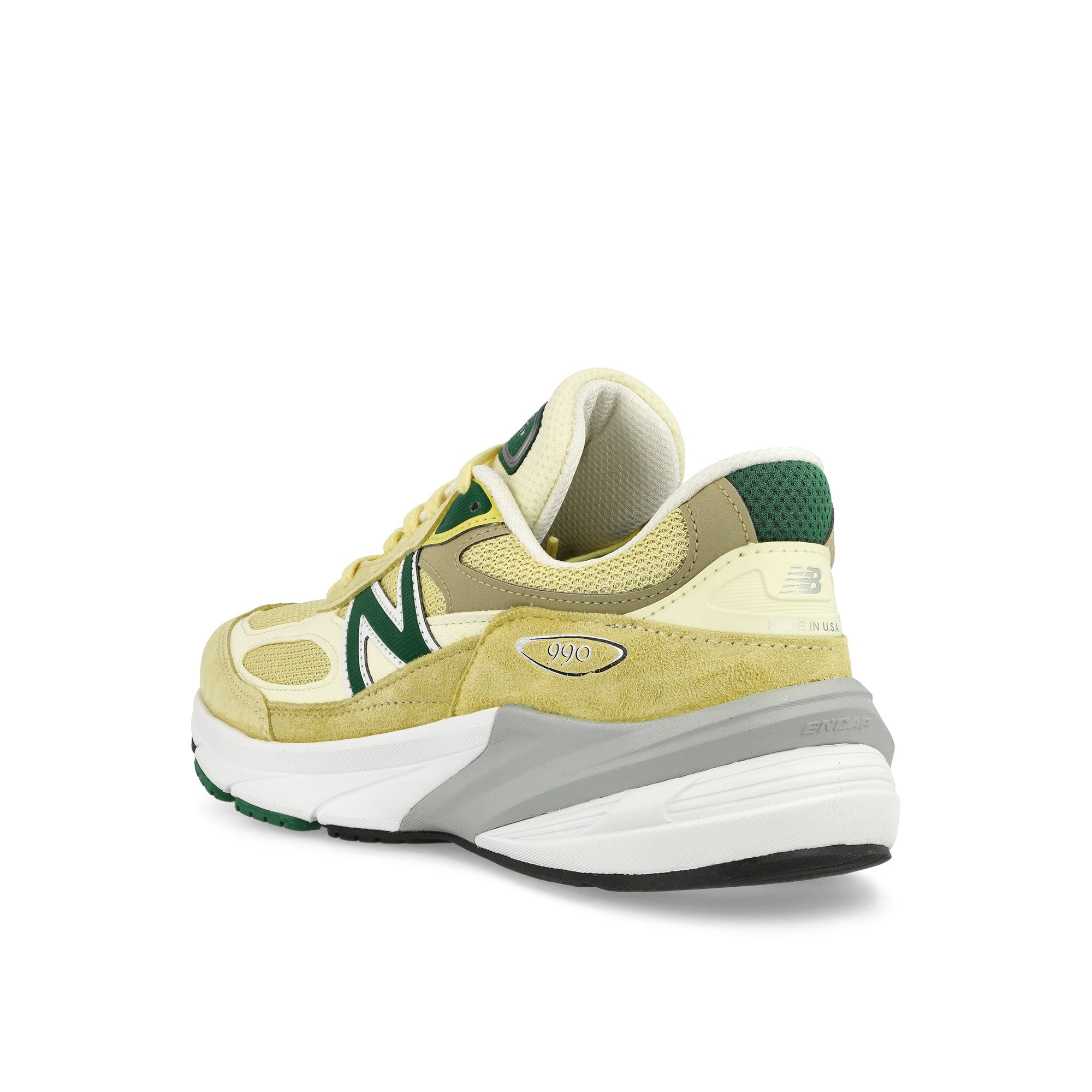 New Balance U990TE6 Yellow-Green Low Top Sneakers Material | Overkill