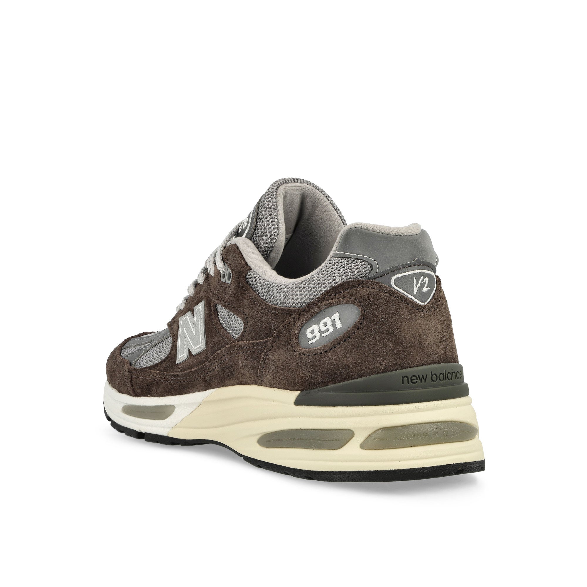 New Balance U991BG2 Brown / Grey Low Top Sneaker 991v2 Material | Overkill