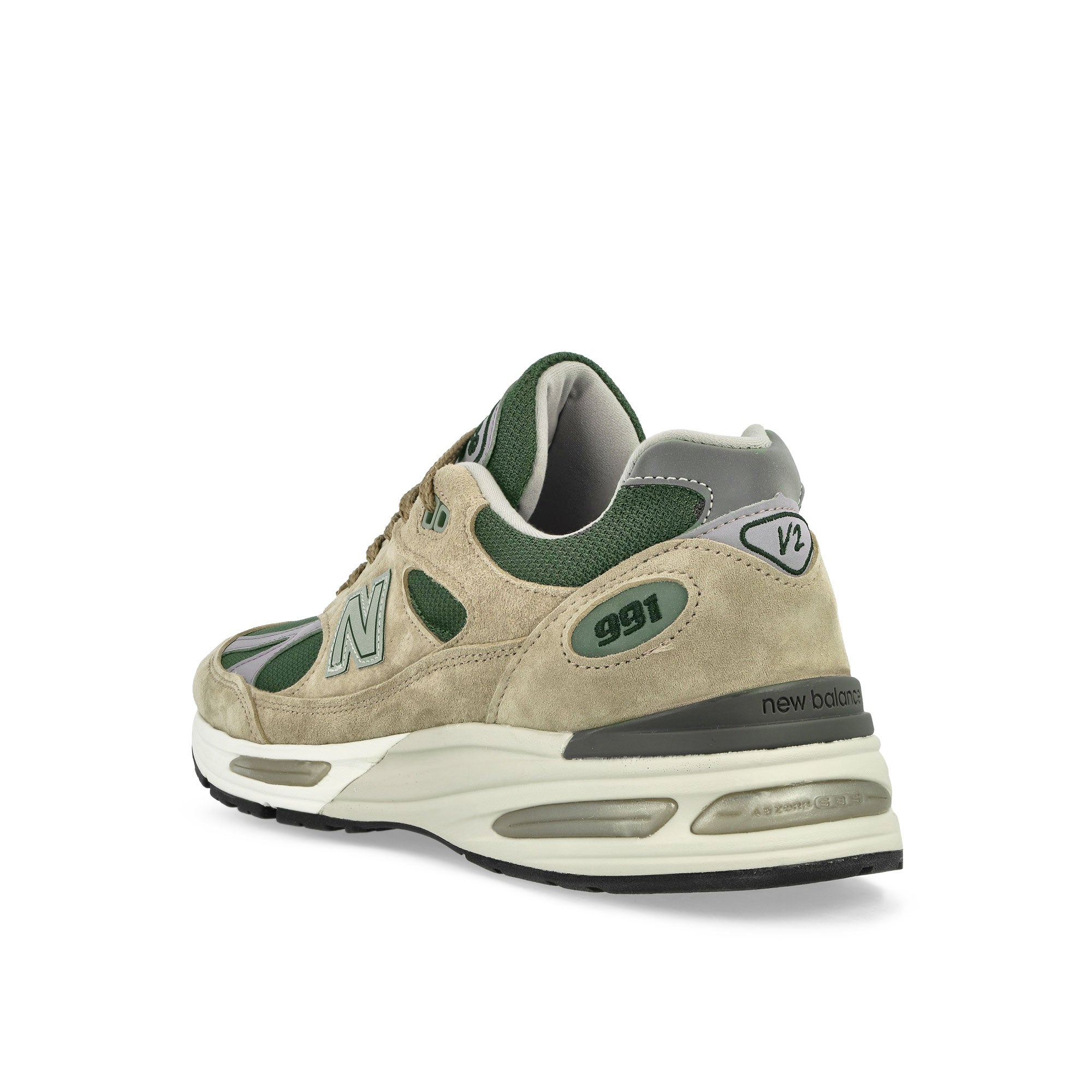 New Balance U991DL2 Cement / Douglas Fir / Lavender Gray Low Top Sneakers Material | Overkill