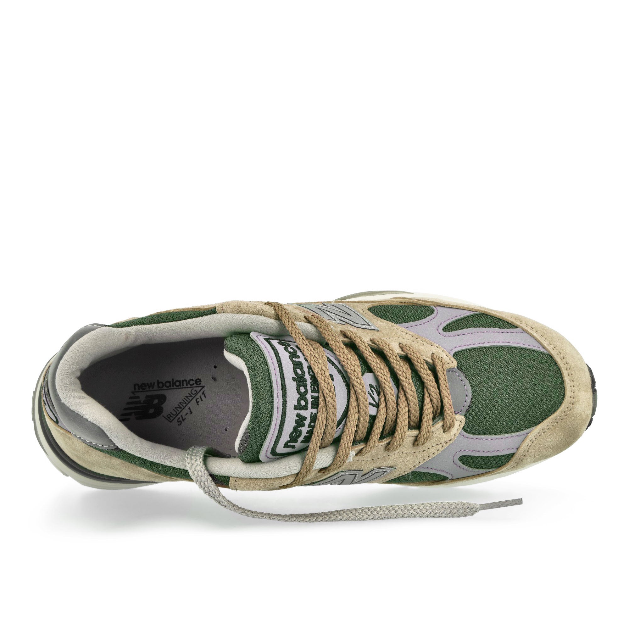 New Balance U991DL2 Cement / Douglas Fir / Lavender Gray Low Top Sneakers Detailfoto | Overkill