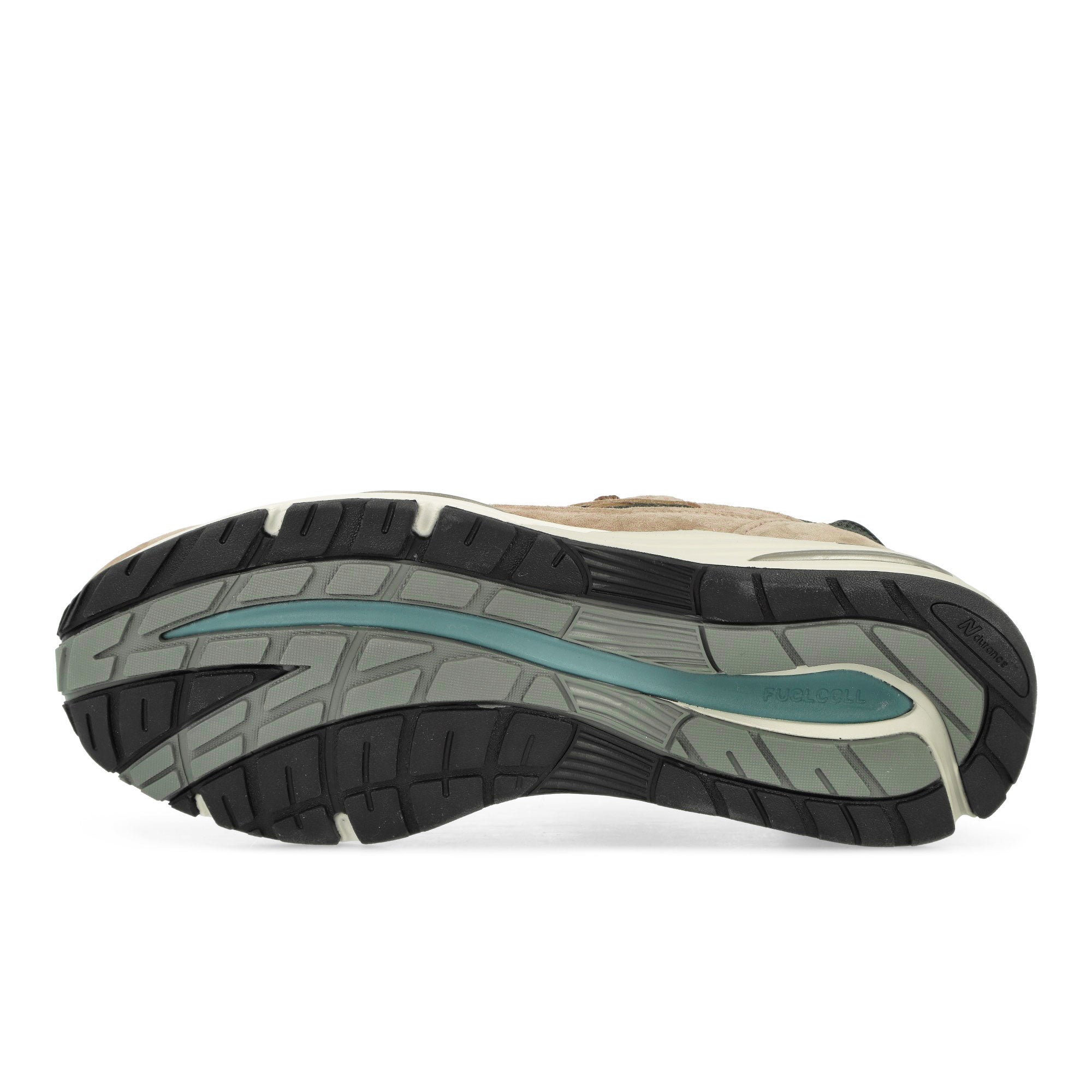 New Balance U991DL2 Cement / Douglas Fir / Lavender Gray Low Top Sneakers Detail View 1 | Overkill