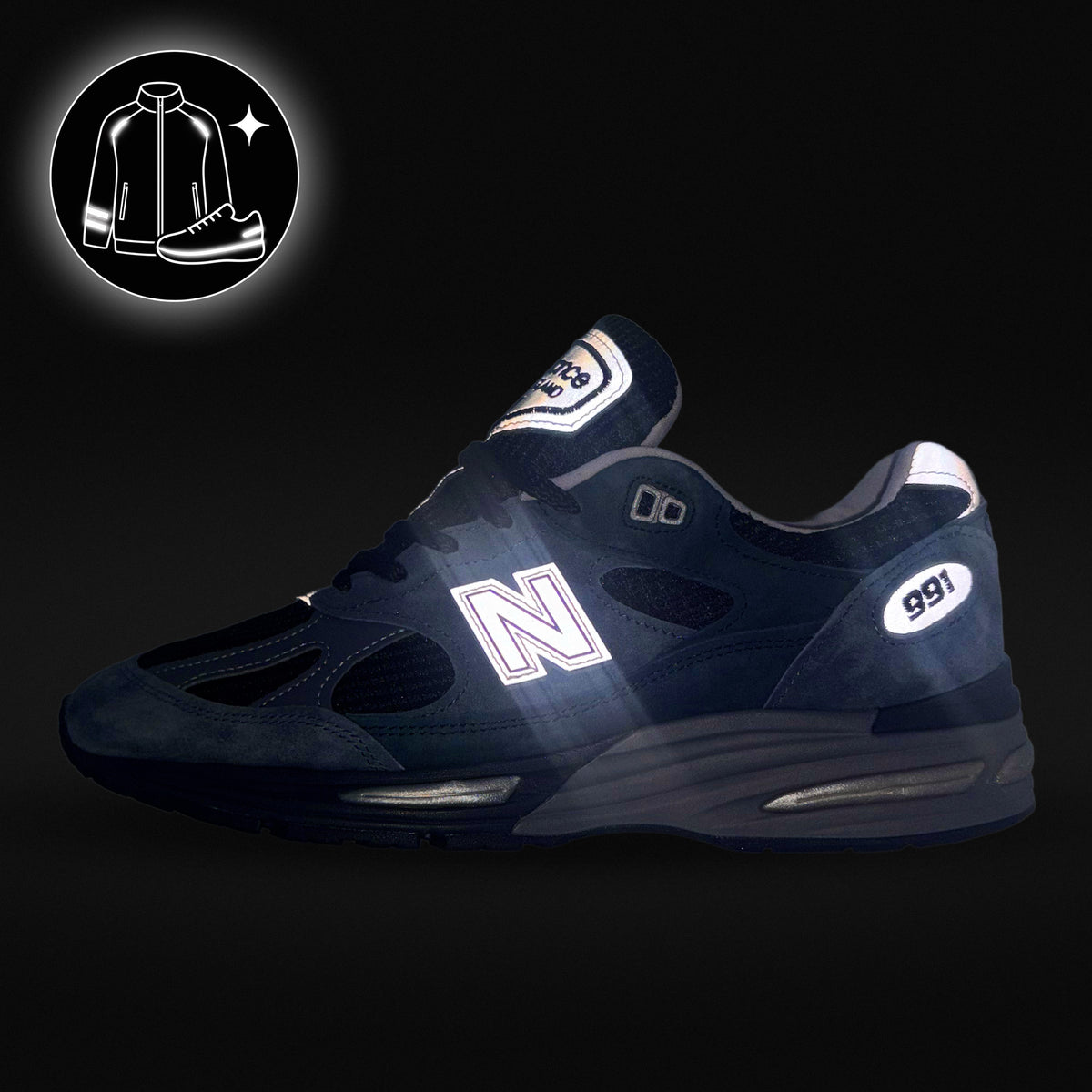 New Balance U991EC2 Turbulence / India Ink Low Top Sneakers U991EC2 Material | Overkill